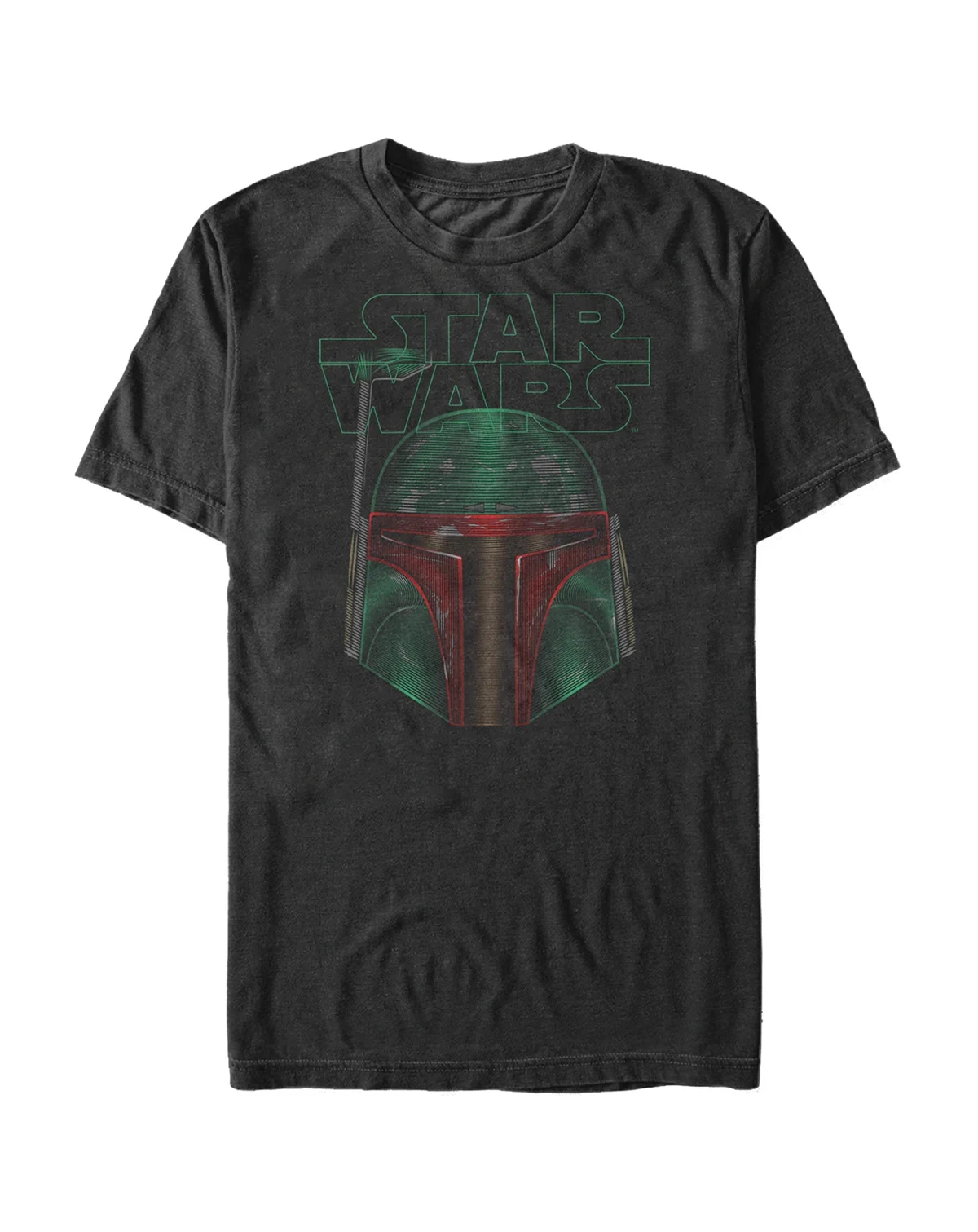 Men's Pin Line Boba Fett Short Sleeve Crew T-shirt
