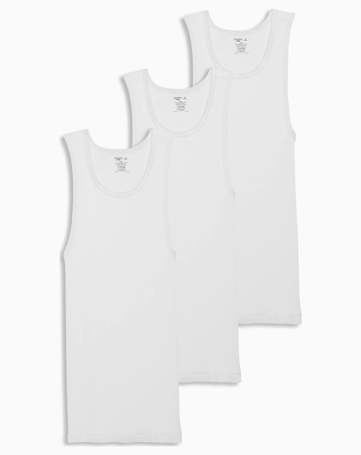 Men's 3-Pack Cotton Crewneck Tank Tops