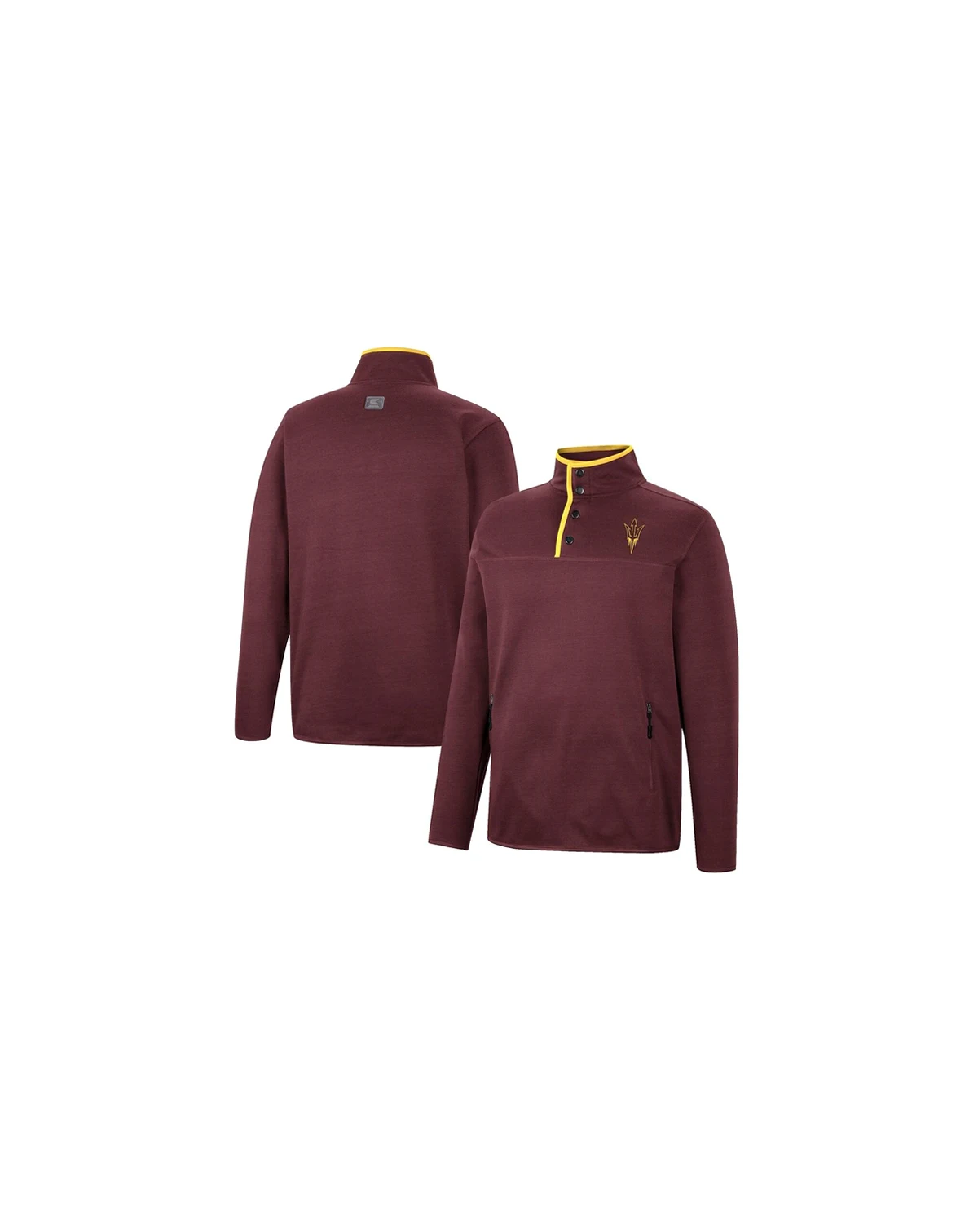 Men's Maroon Arizona State Sun Devils Rebound Quarter-Snap Jacket