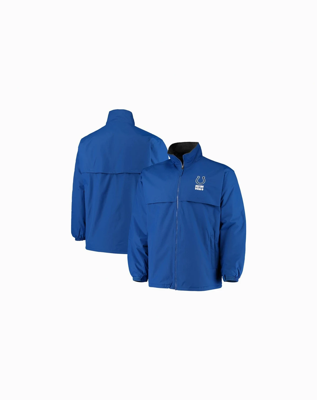 Men's Royal Indianapolis Colts Triumph Fleece Full-Zip Jacket