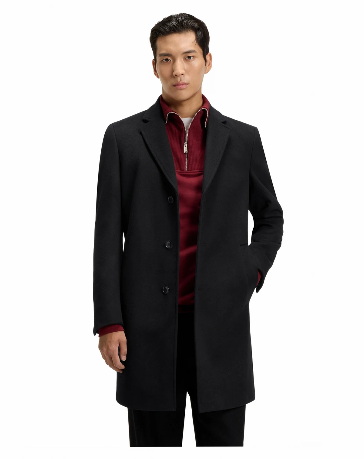 Men's Wool Blend Formal Coat