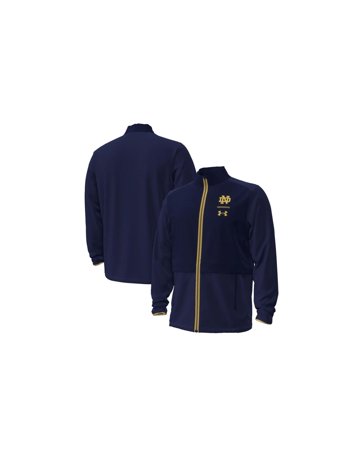 Men's Navy Notre Dame Fighting Irish 2023 Aer Lingus College Football Classic Full-Zip Jacket