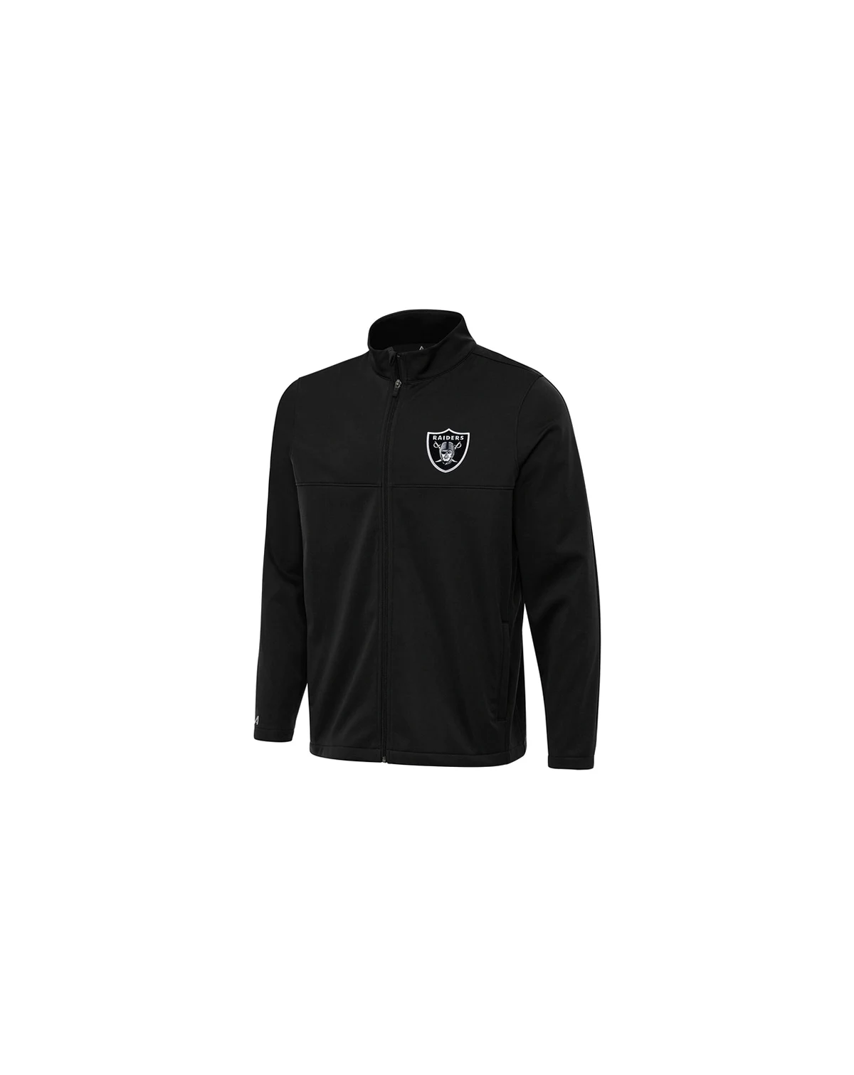 Men's Black Las Vegas Raiders Links 2 Full-Zip Golf Jacket