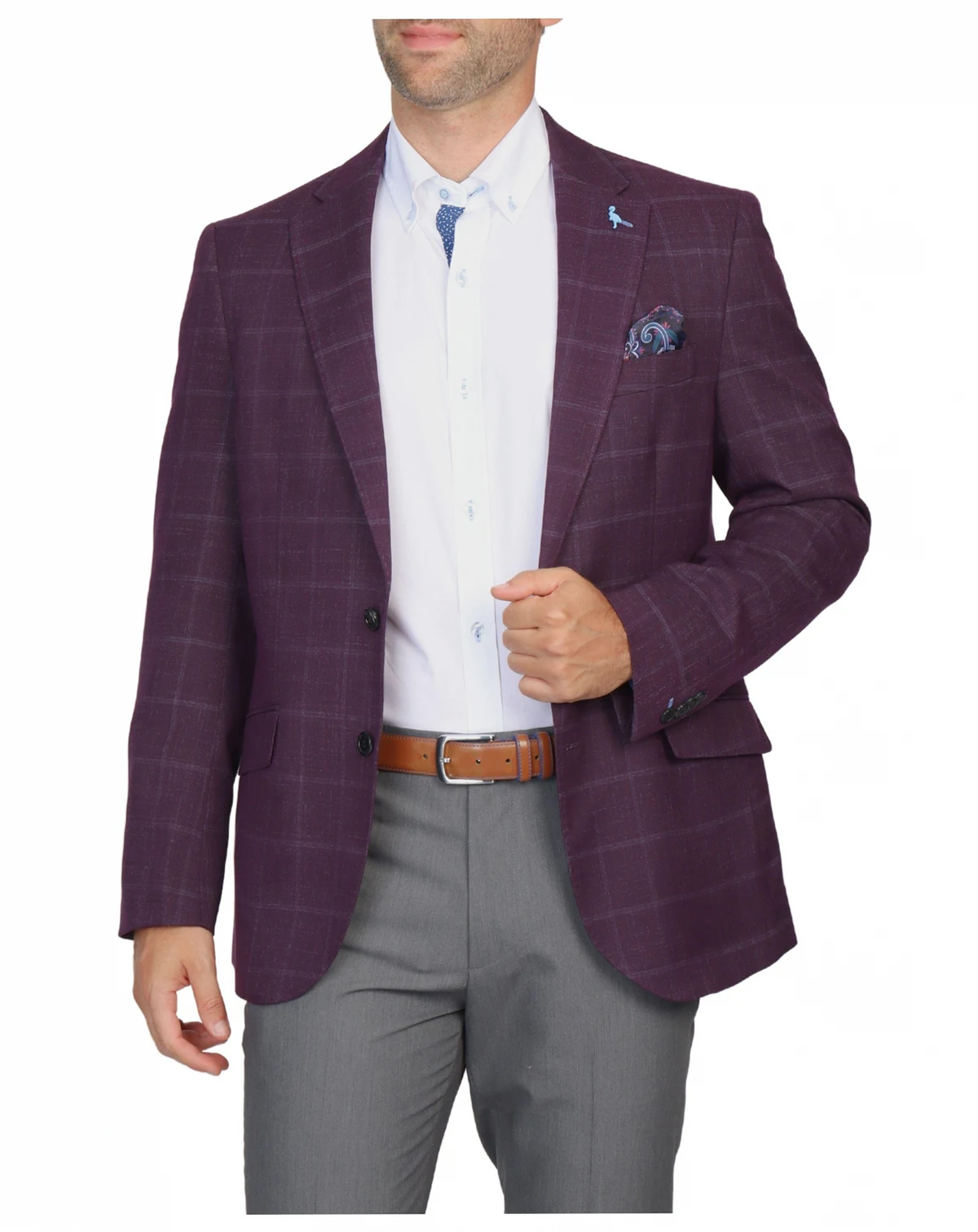 Men's Shadow Windowpane Sportcoat