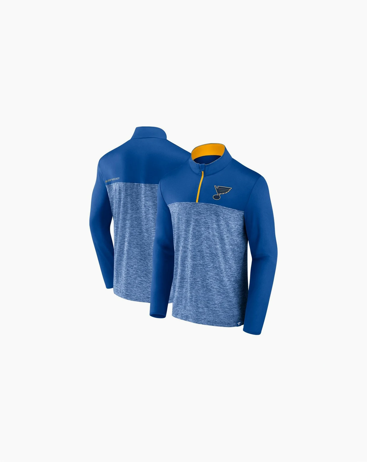 Men's Blue St. Louis Blues Iconic Defender Quarter-Zip Jacket
