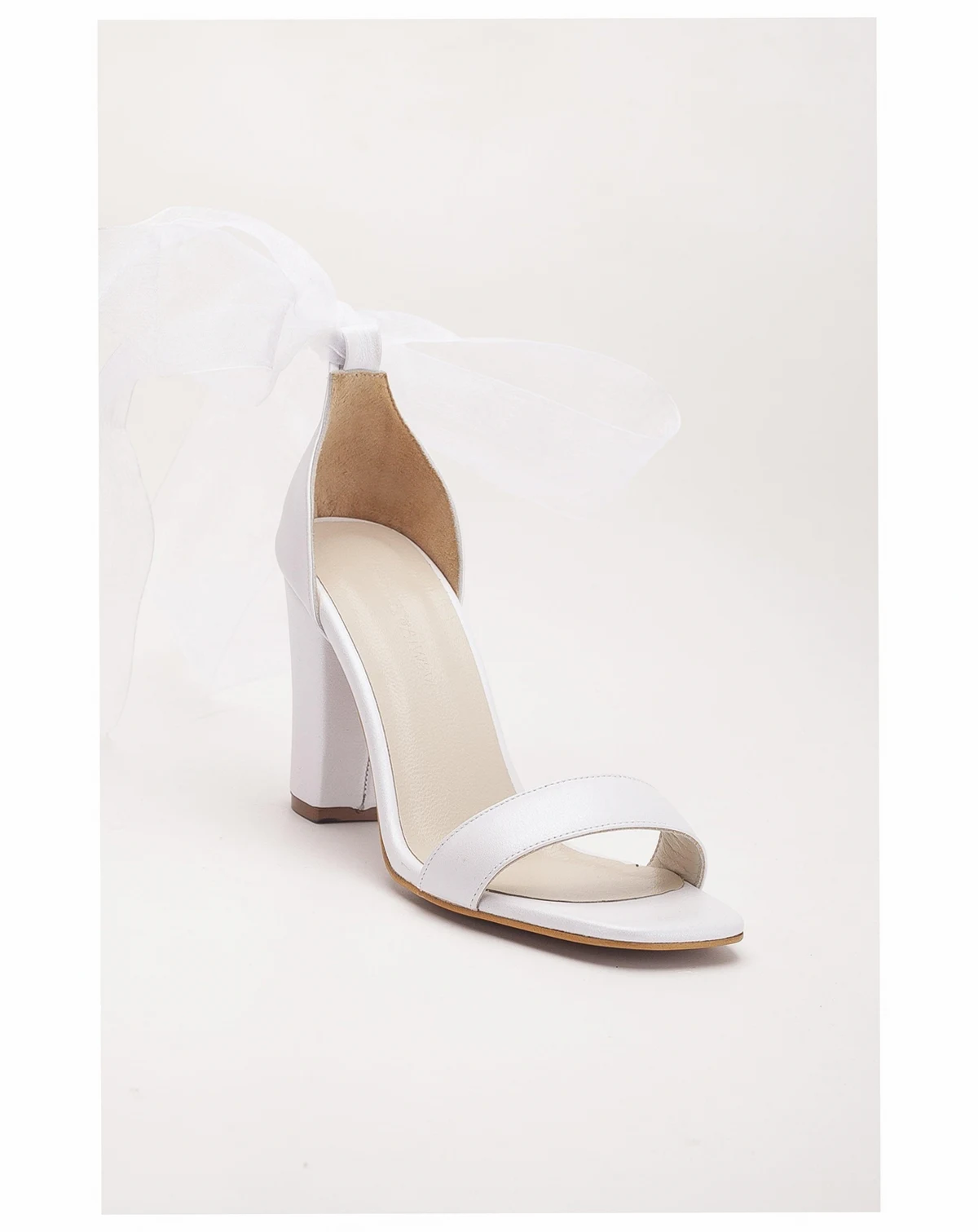 Taylor Bridal Leather Sandals with Ribbon (Women)