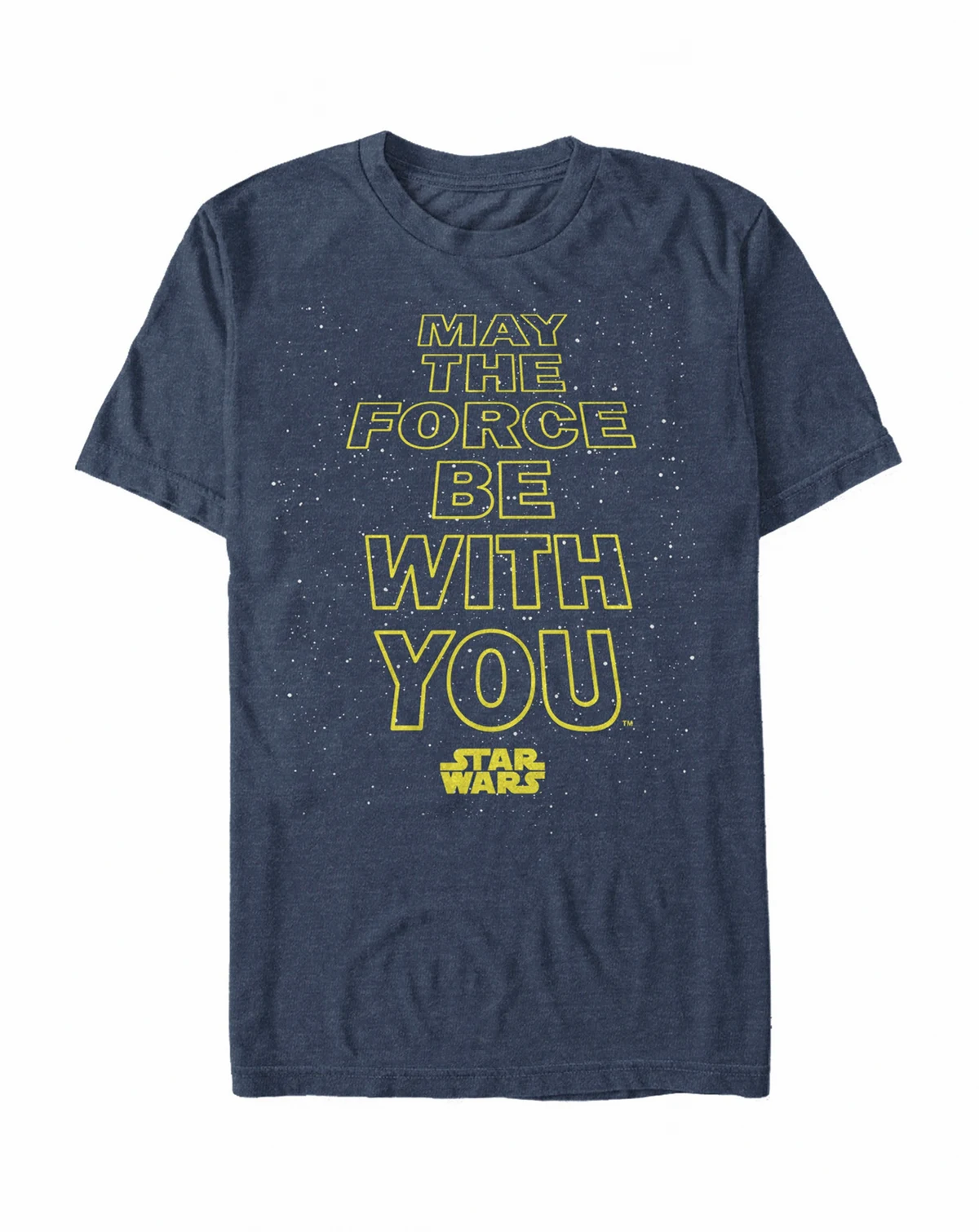 Star Wars Men's Classic May The Force Be With You Short Sleeve T-Shirt