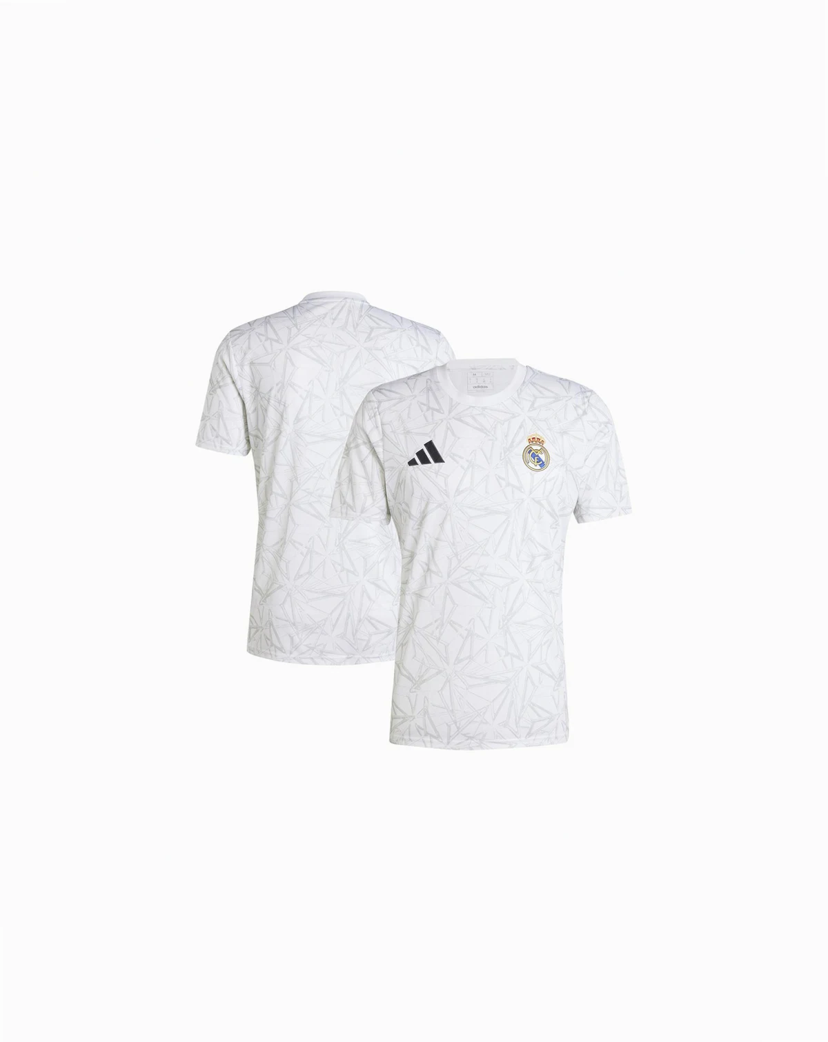 Men's White Real Madrid 2024/25 Pre-Match Top