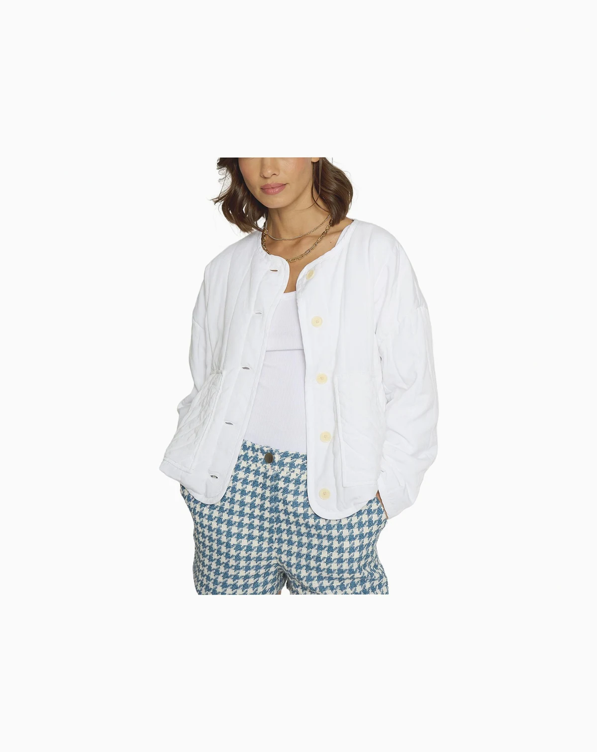Women's Quilted Tencel Jacket