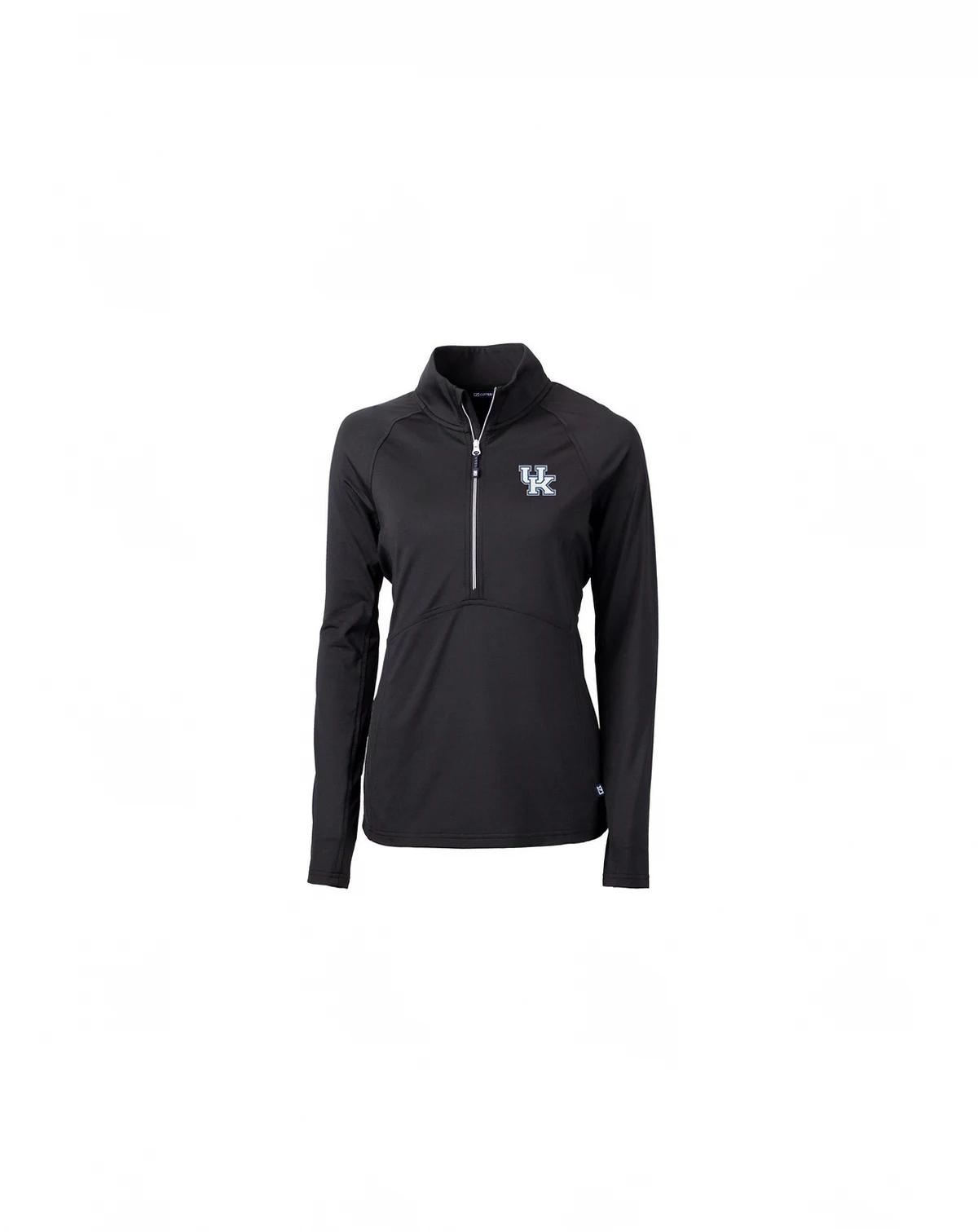 Women's Black Kentucky Wildcats Adapt Eco Knit Half-Zip Pullover Jacket