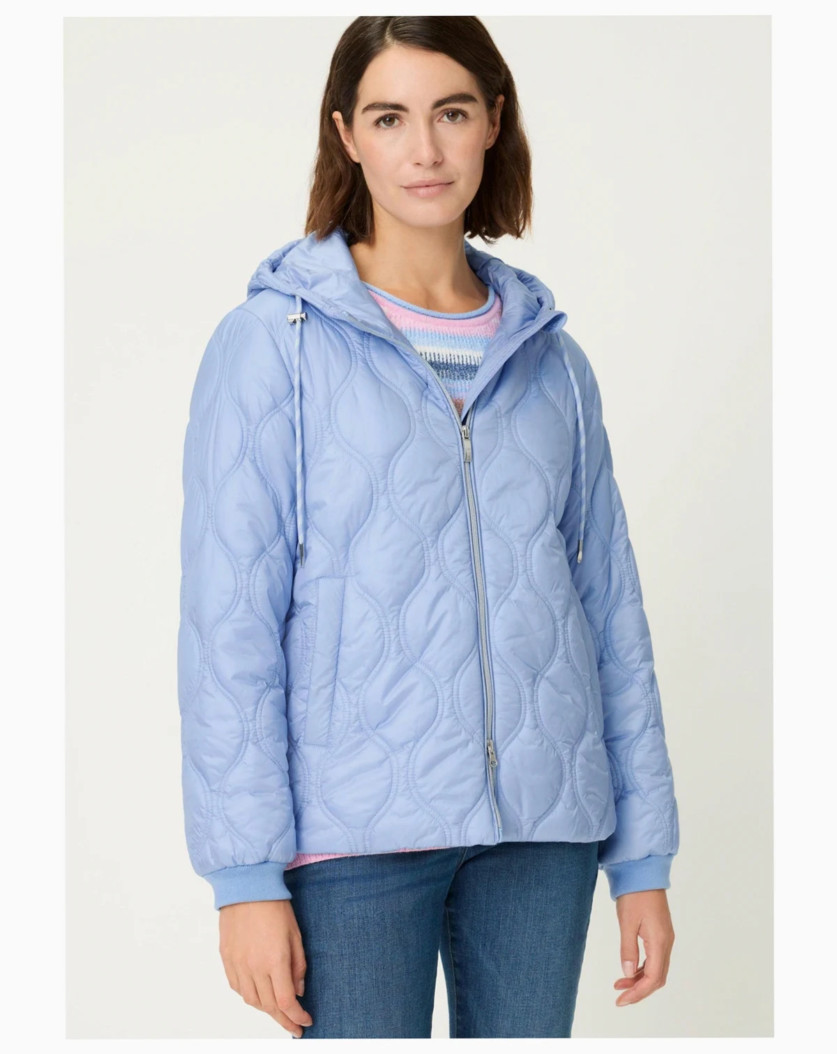 Women's Quilted Jacket with Hood
