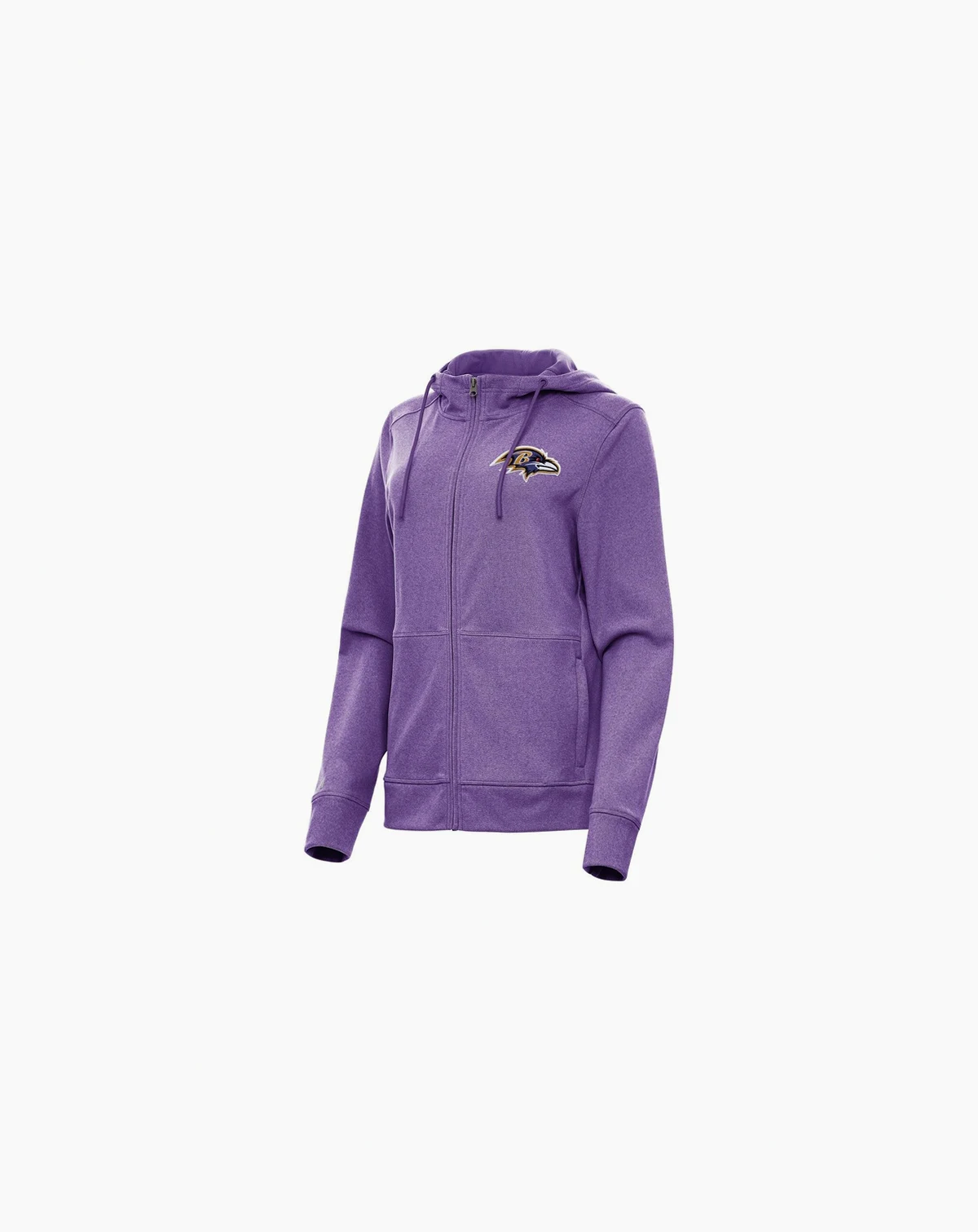 Women's Heather Purple Baltimore Ravens Seeker Full-Zip Hoodie Jacket