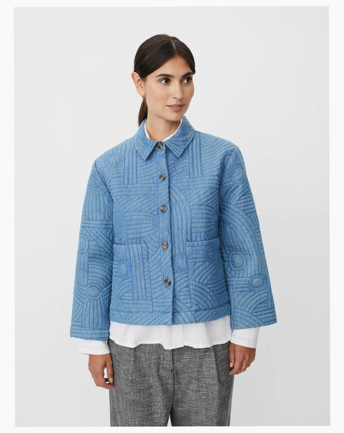 Women's Long Sleeve Quilted Jacket