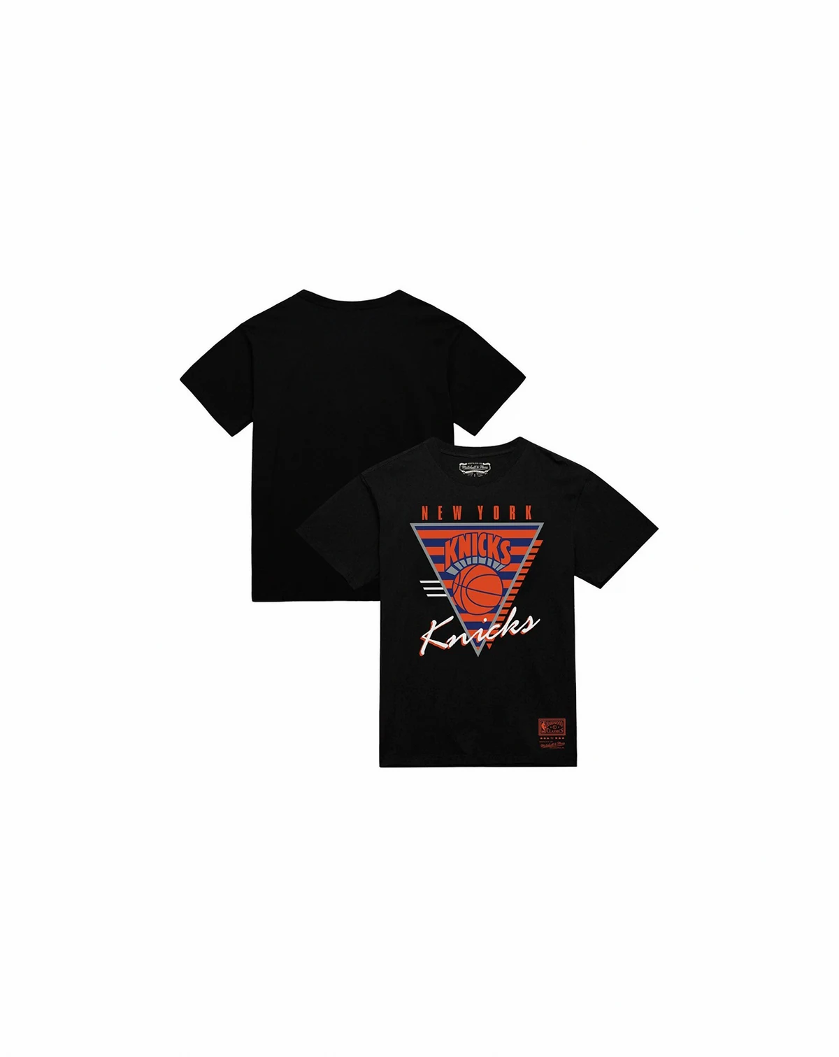 Men's Black New York Knicks Worldwide Collection Tri-Logo T-Shirt