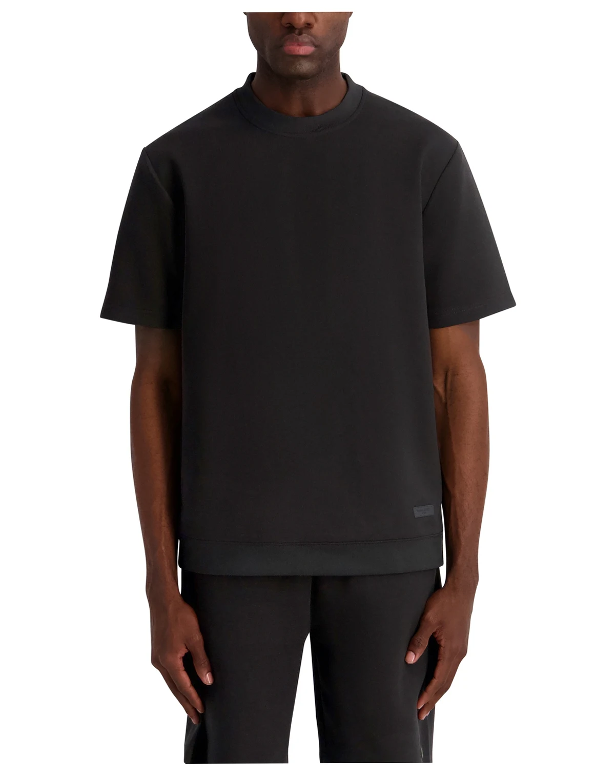 Men's Oversized Crewneck Ponte T-Shirt