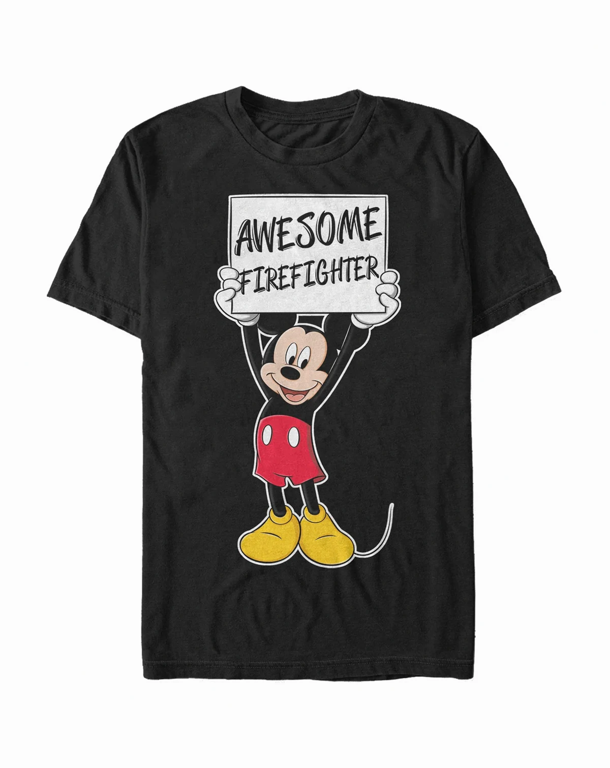 Men's Mickey Firefighter Short Sleeve T-Shirt