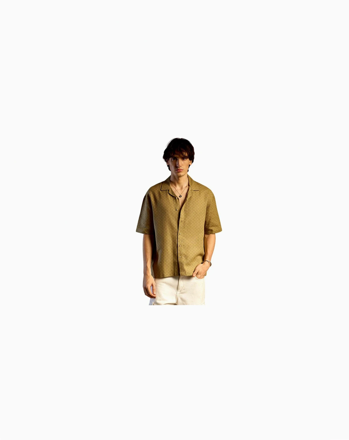 Men's Quad-Lined Oversized Shirt
