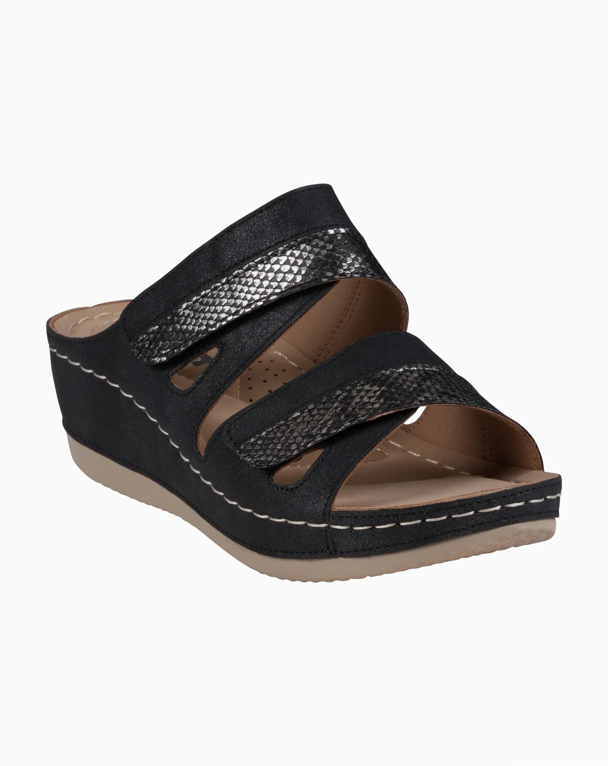 Women's Havana Double Band Wedge Sandals