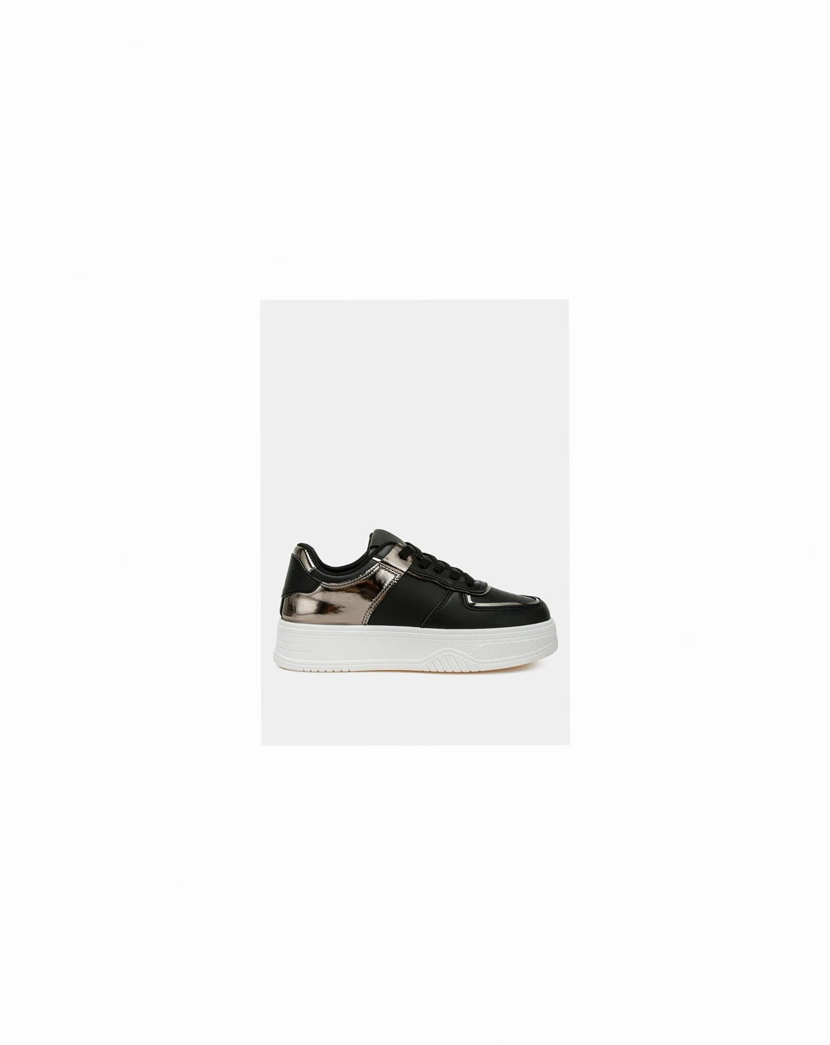 Scouts Metallic Paneling Platform Sneakers