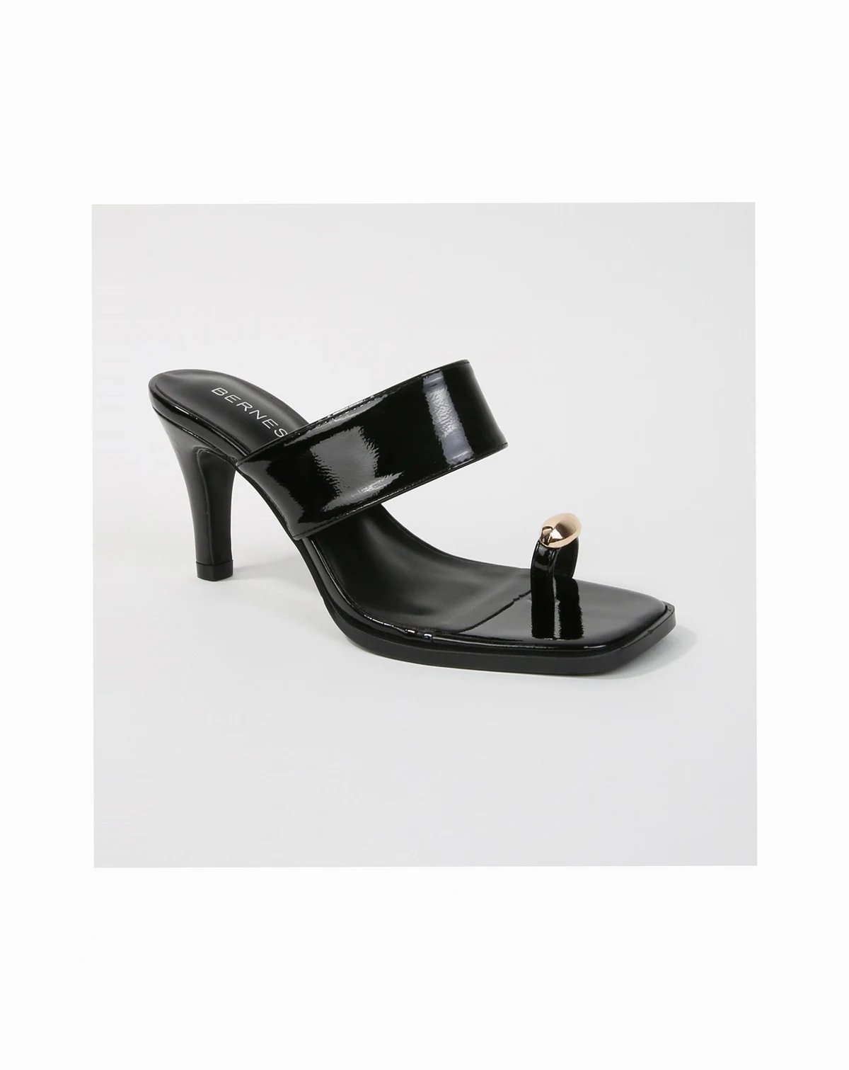 Women's Catha Gold-Tone Toe Ring Heeled Sandals