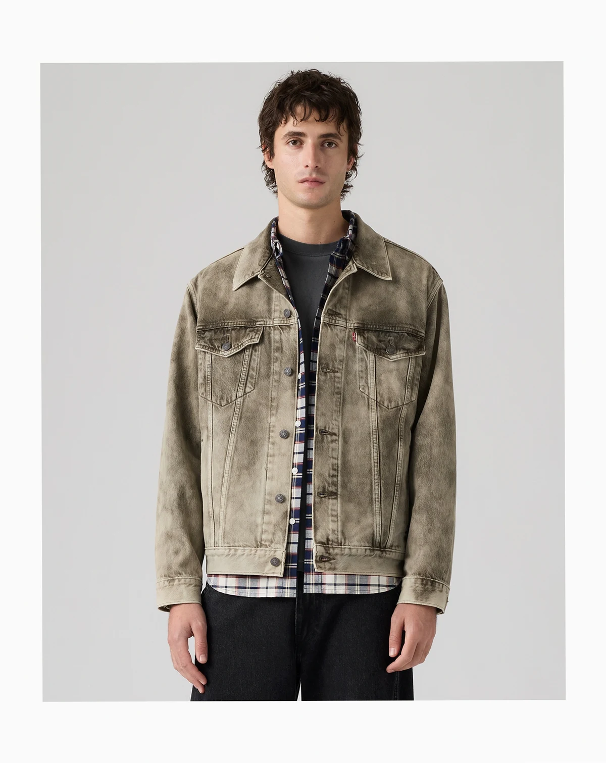 Premium Men's Relaxed-Fit Trucker Jacket