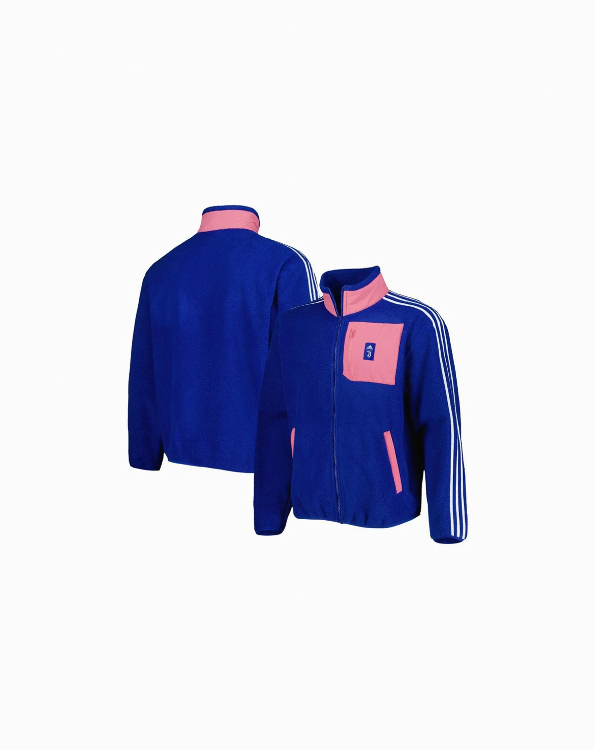 Men's Blue Juventus Lifestyler Fleece Full-Zip Jacket