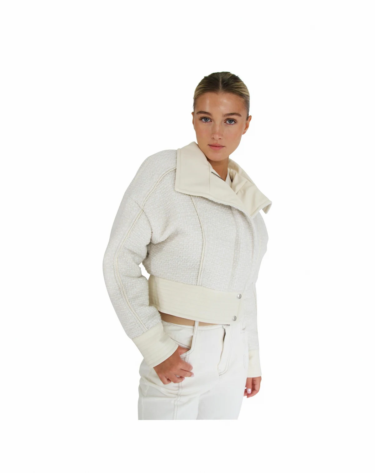 Women's Mad Love Cropped Bomber Jacket