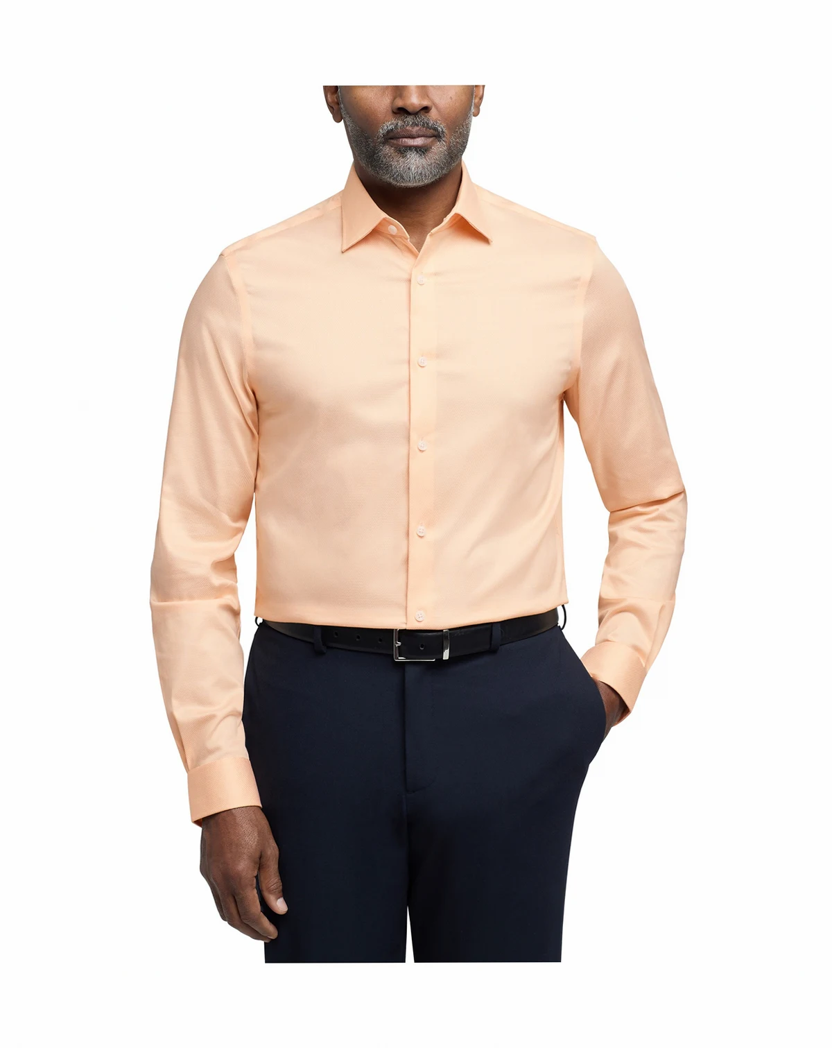 Men's Regular Fit Comfort Stretch Dress Shirt