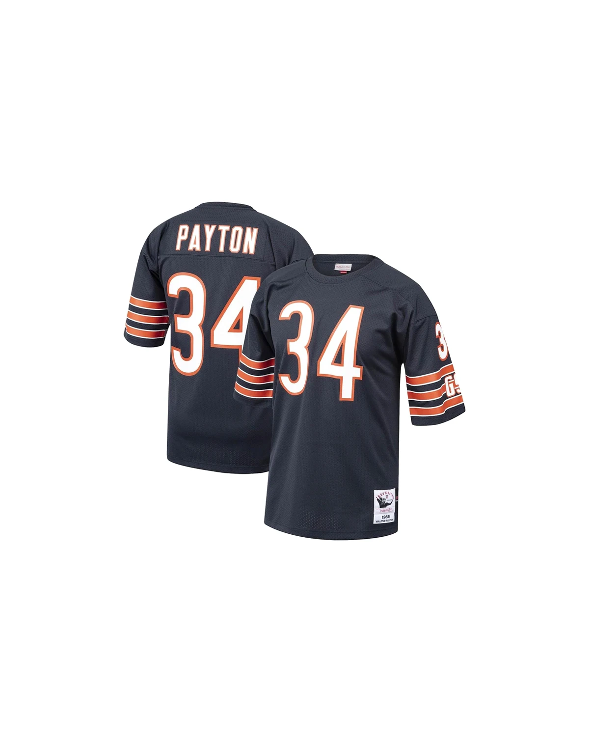 Men's Walter Payton Navy Chicago Bears 1985 Authentic Throwback Retired Player Jersey