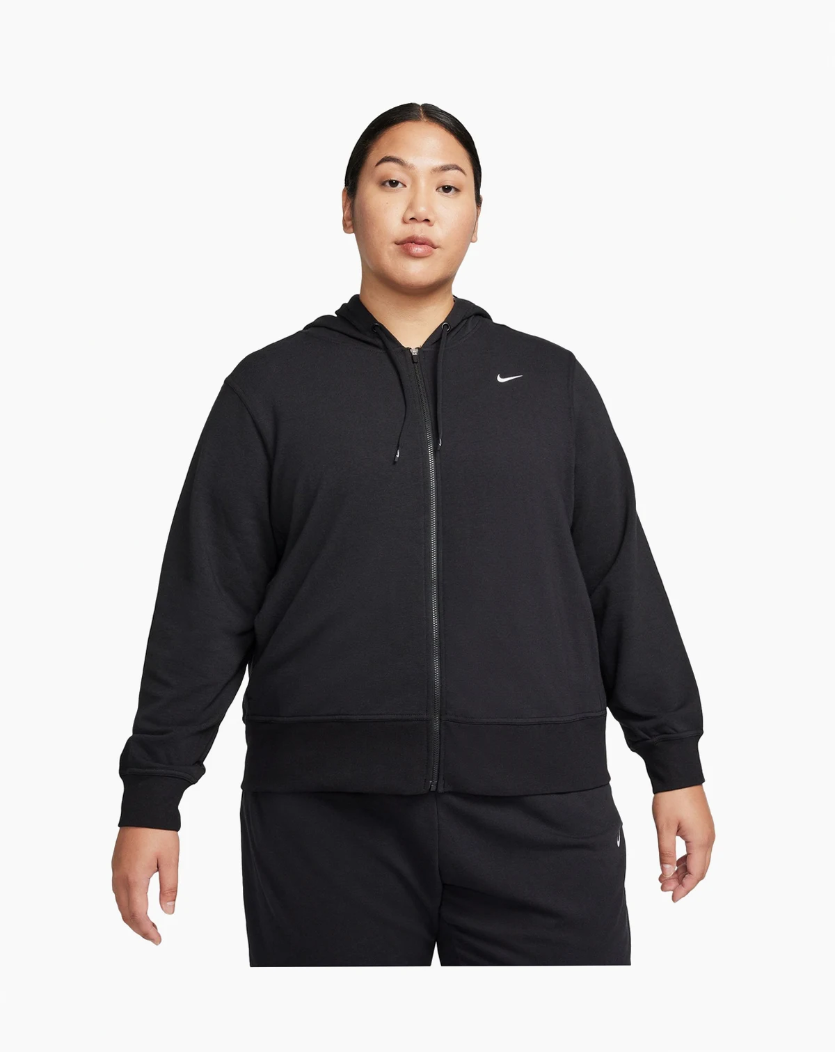 Plus Size Dri-FIT One Full-Zip French Terry Hoodie