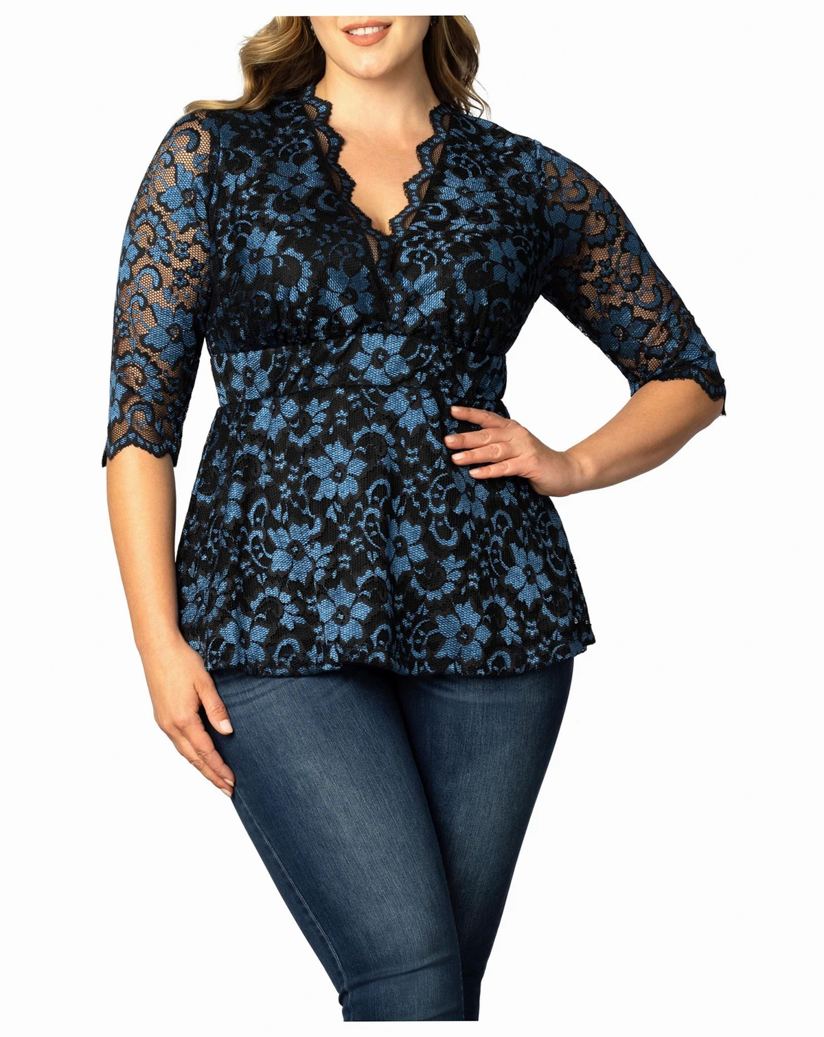 Plus Size Luxe Lace Top
