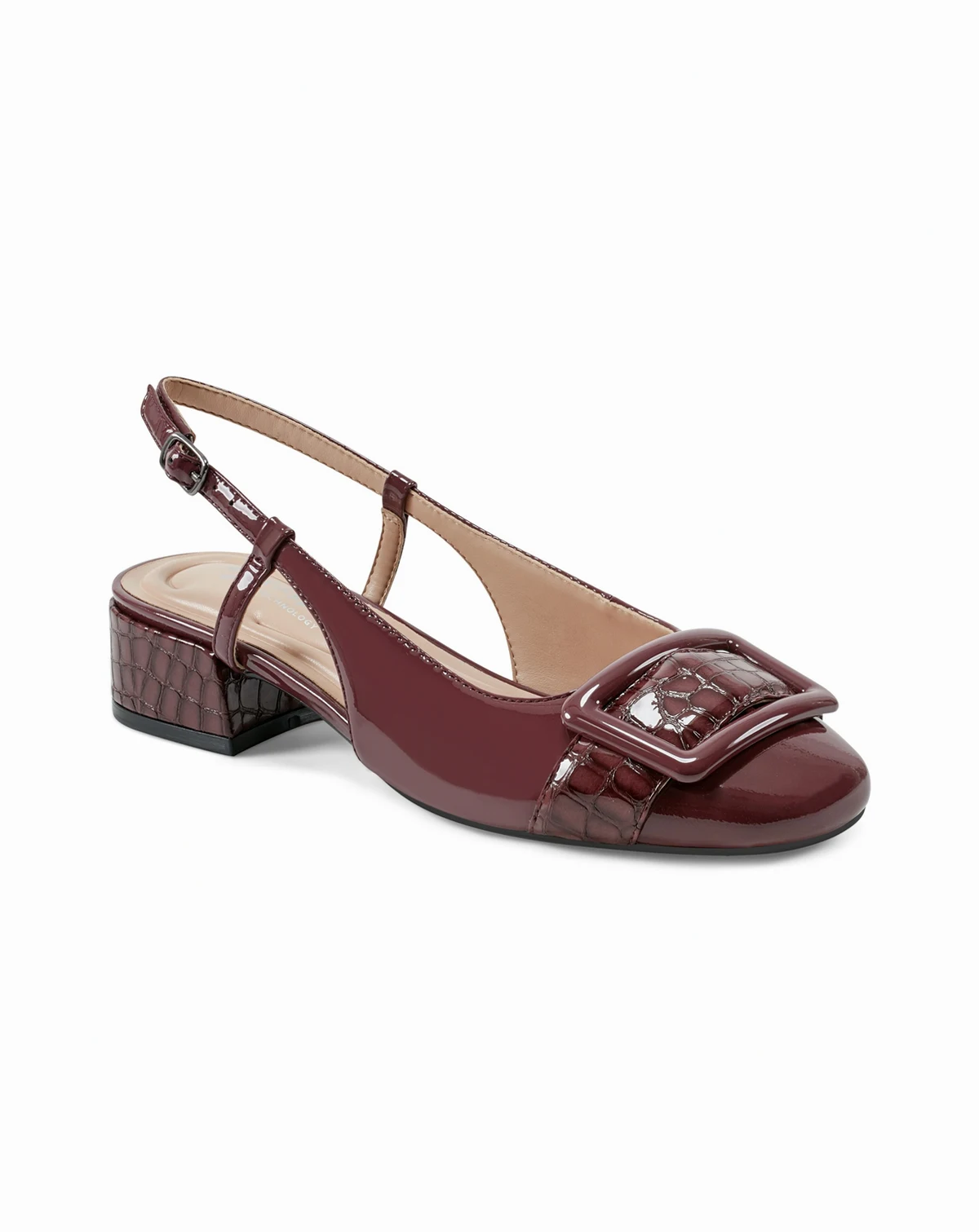 Women's Eflex Jola Block Heel Slingback Dress Pumps