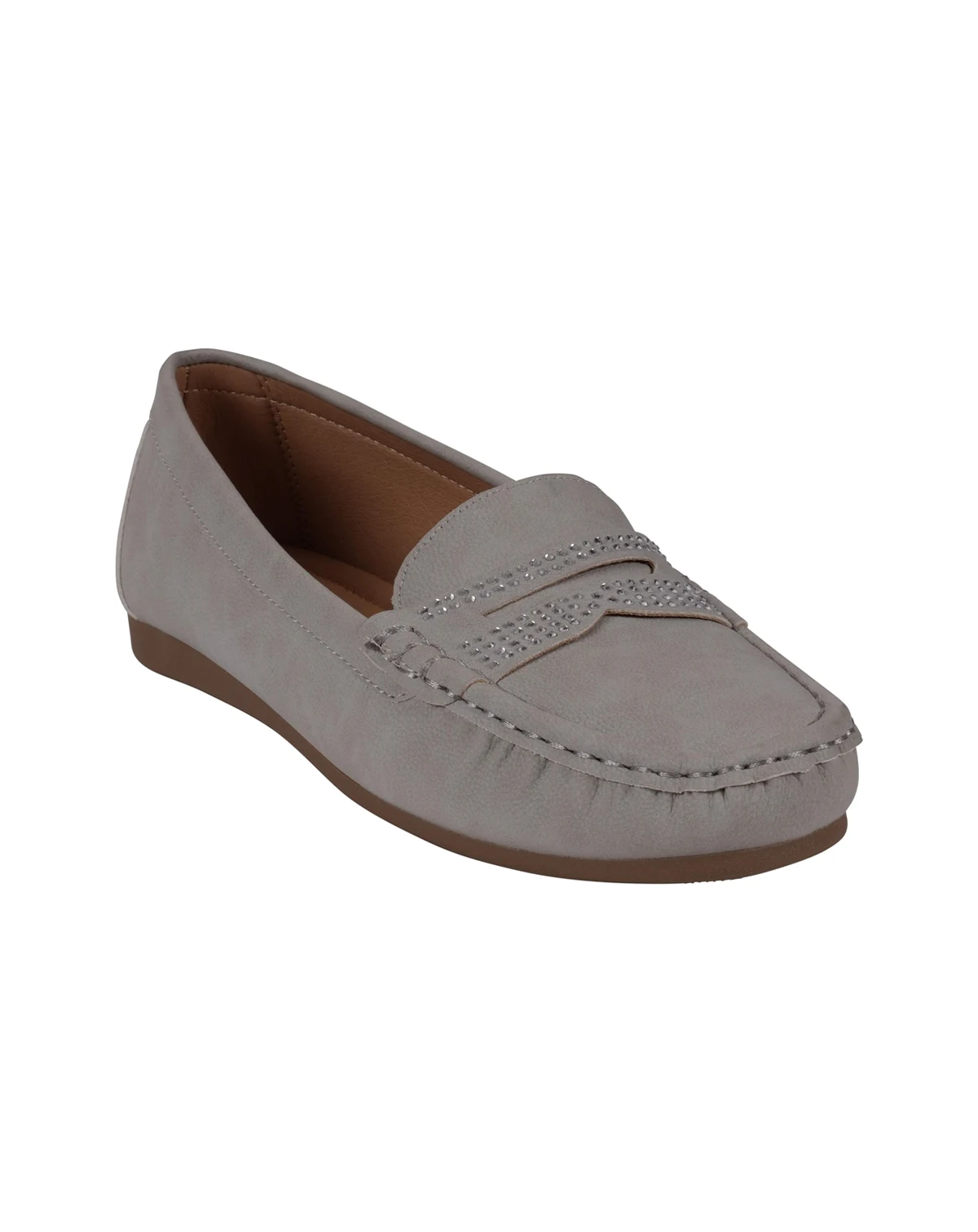 Women's Eagle Embellished Driving Moccasin Loafers