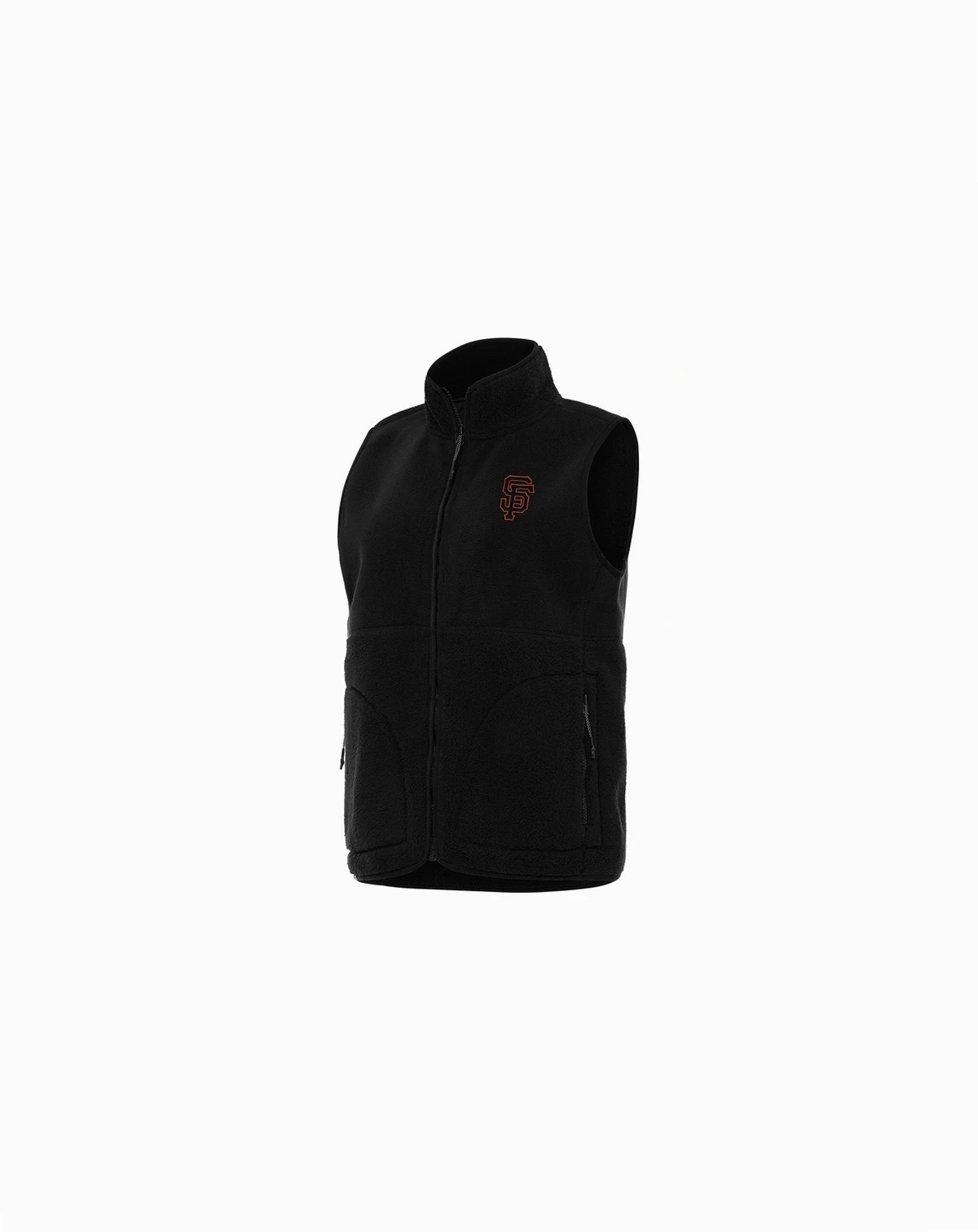 Women's Black San Francisco Giants Nostalgic Full-Zip Vest