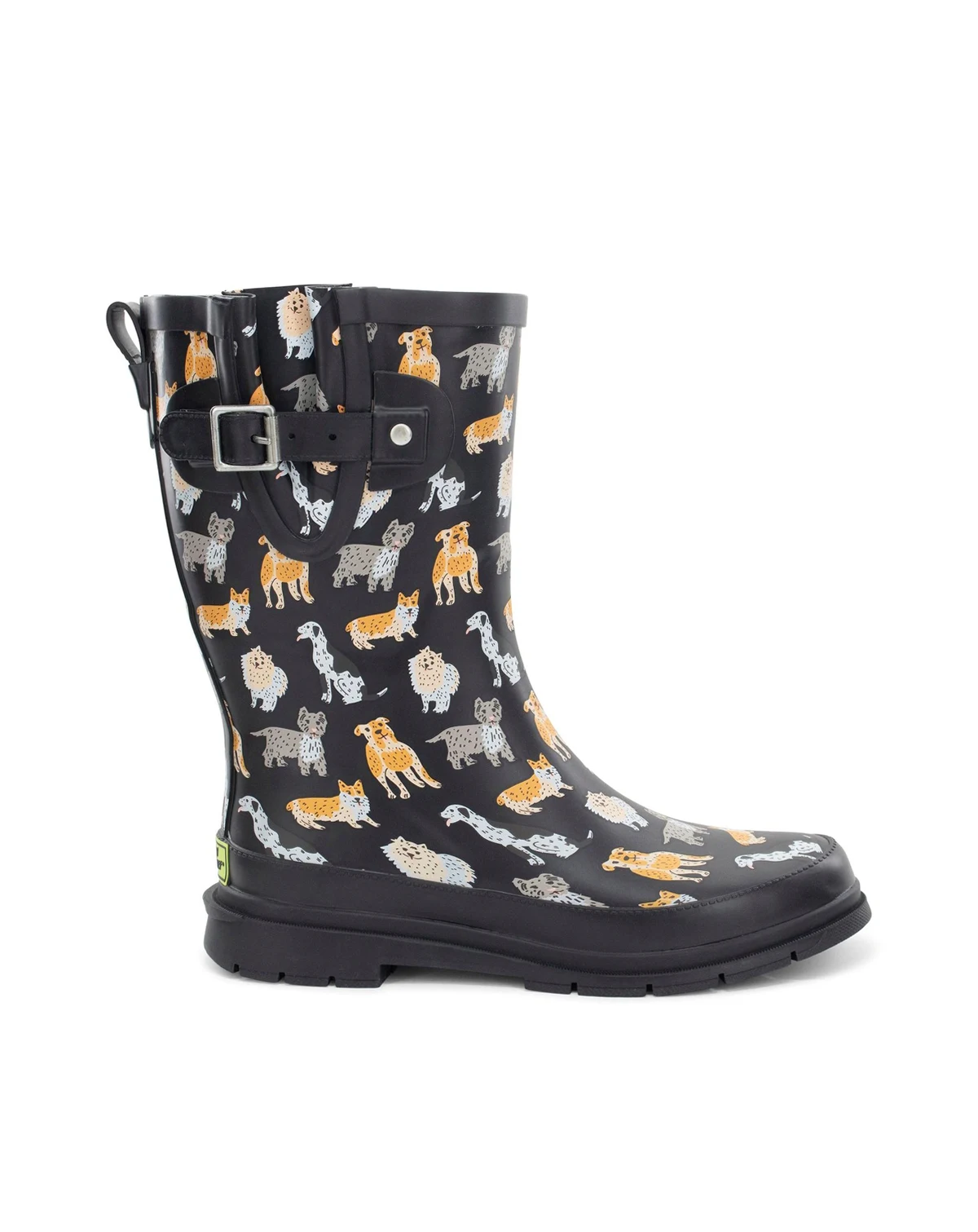 Womens Dog Pack Mid Rain Boot