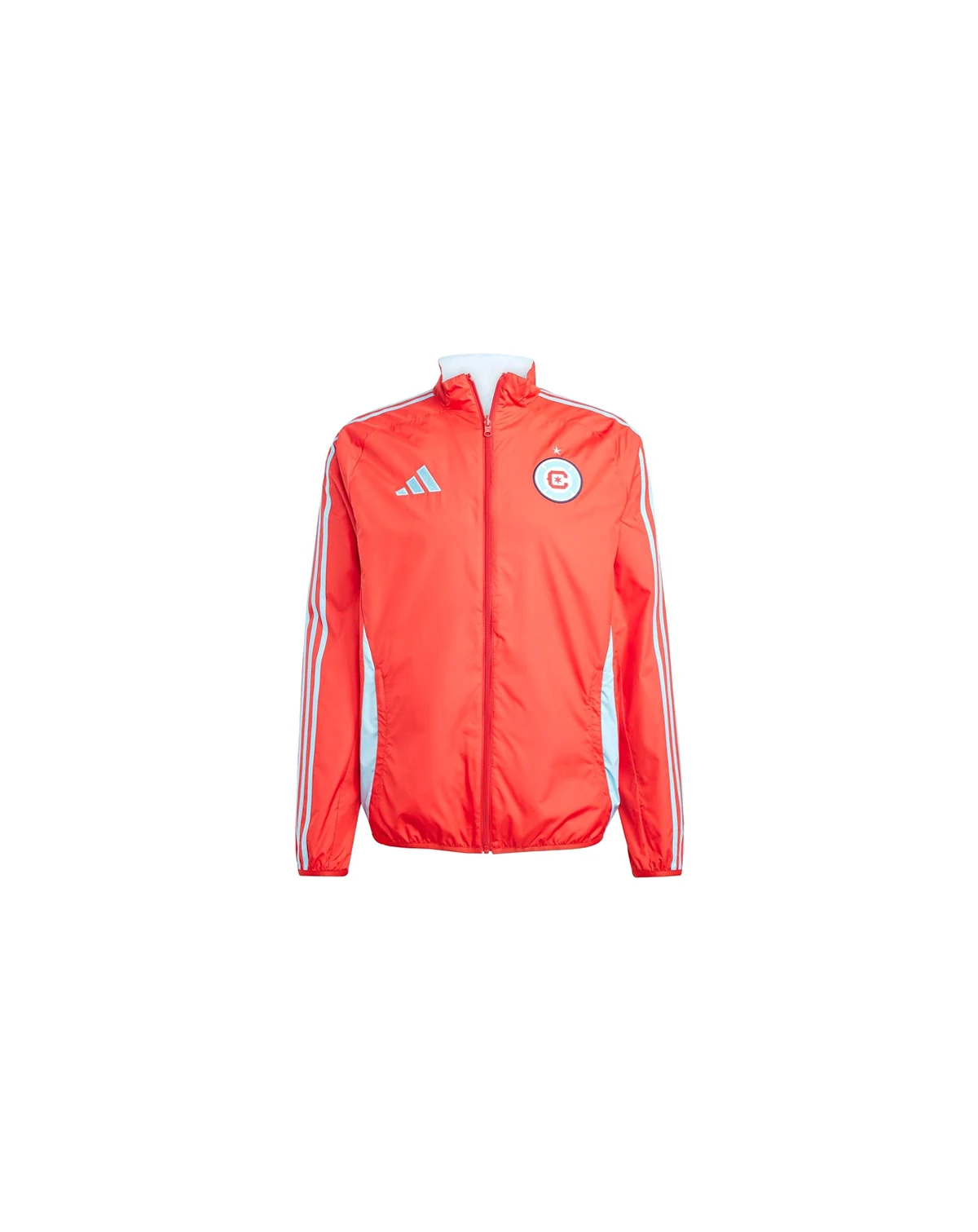 Men's Red/Light Blue Chicago Fire 2025 Anthem Reversible Full-Zip Jacket