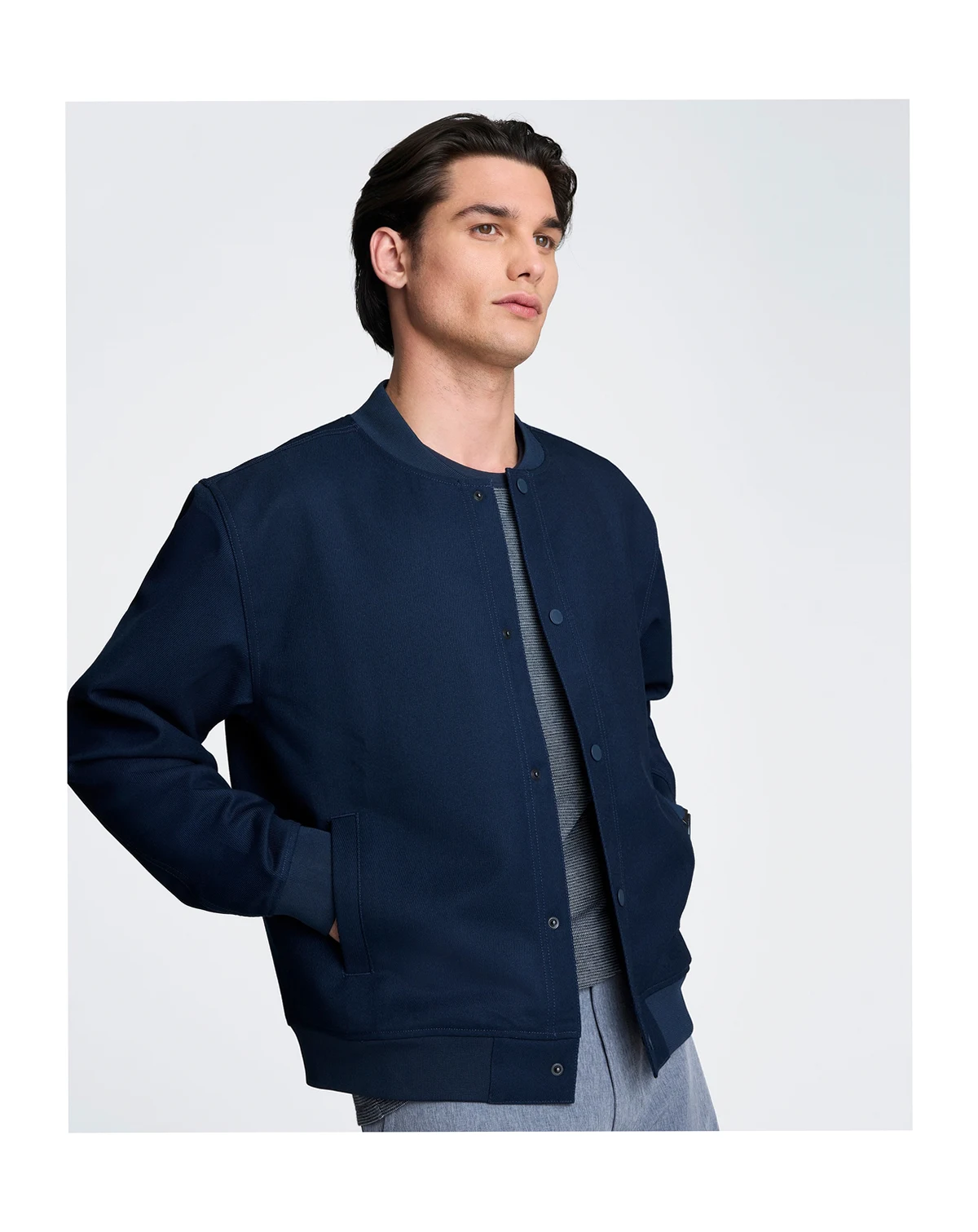 Men's Relaxed Bomber Jacket
