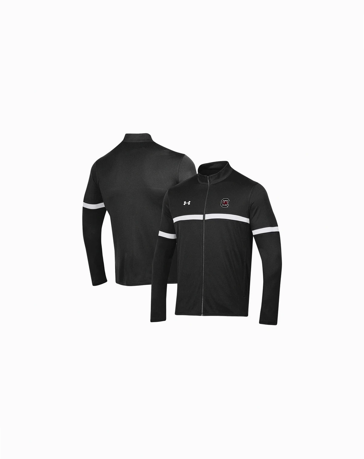 Men's Black South Carolina Gamecocks 2023 Assist Warm Up Full-Zip Jacket