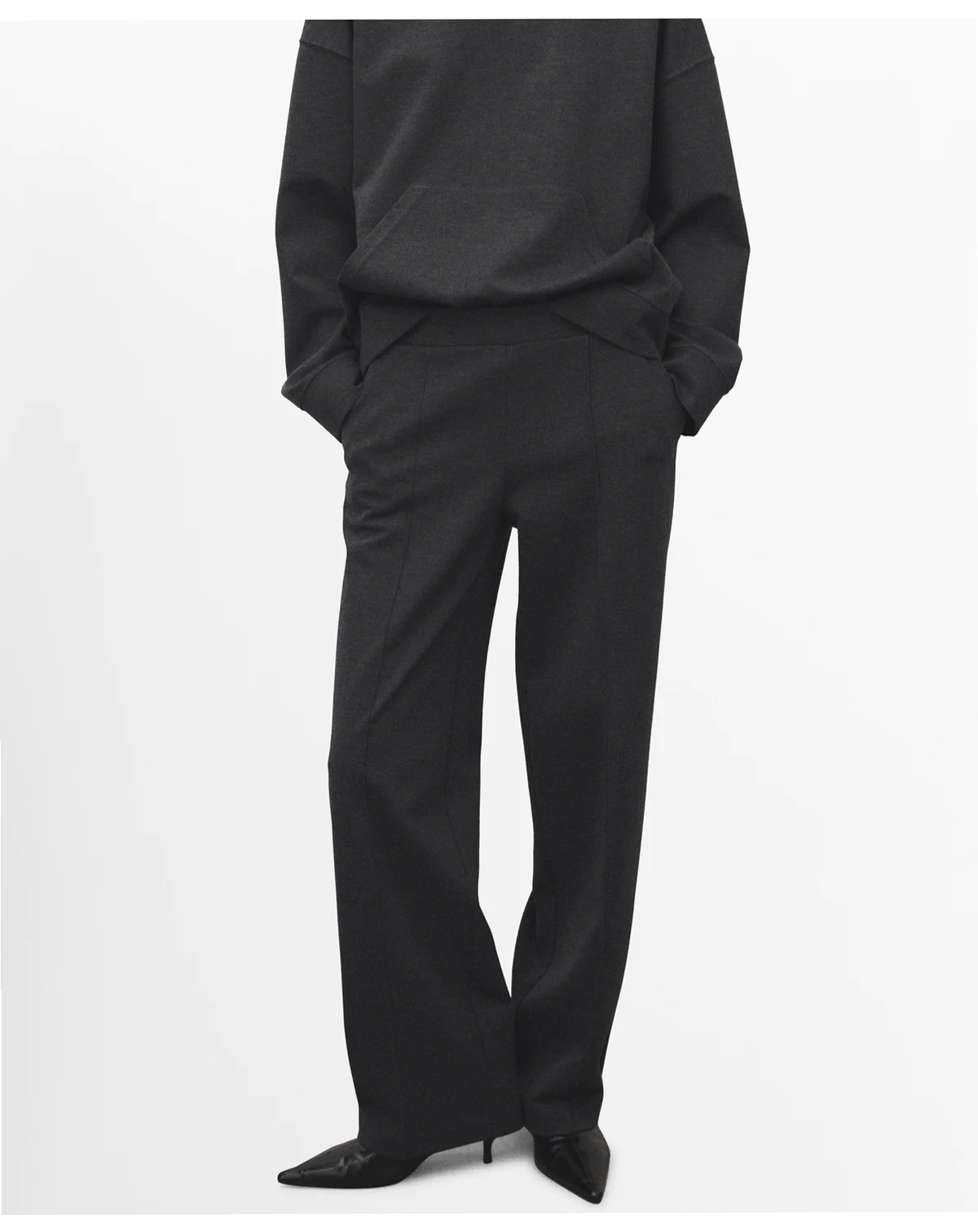 Women's Flecked Knitted Pants