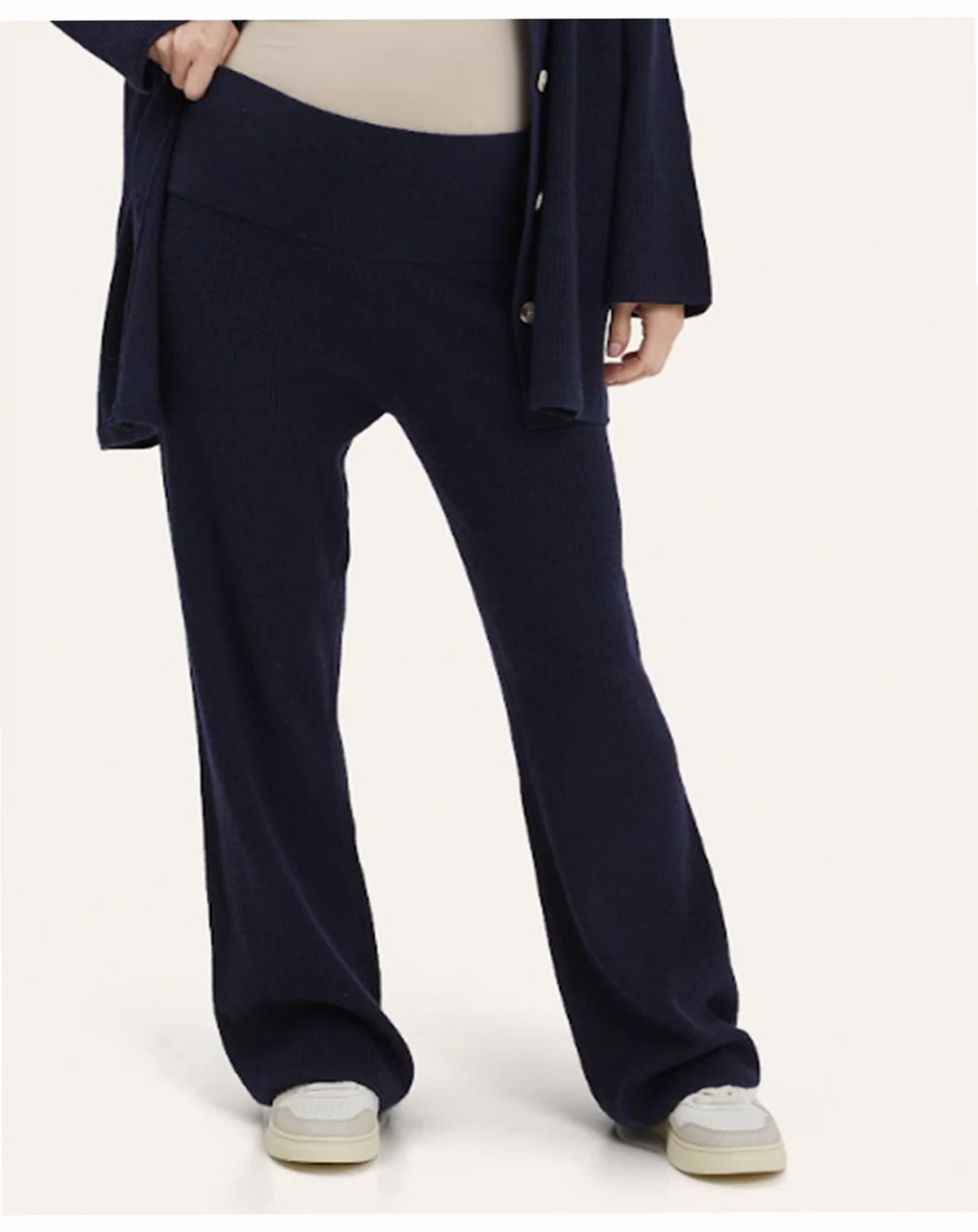 Maternity Georgina Foldover Knit Pants