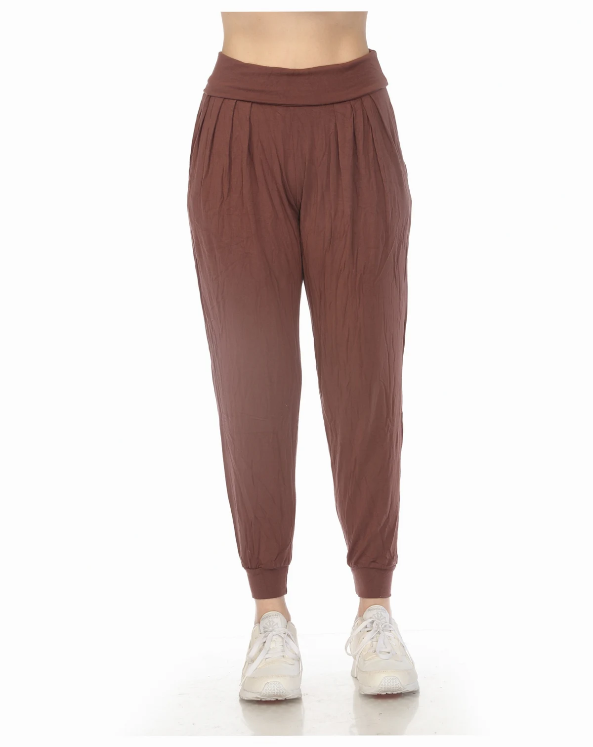 Women's High-Waist Pleated Lounge Pants