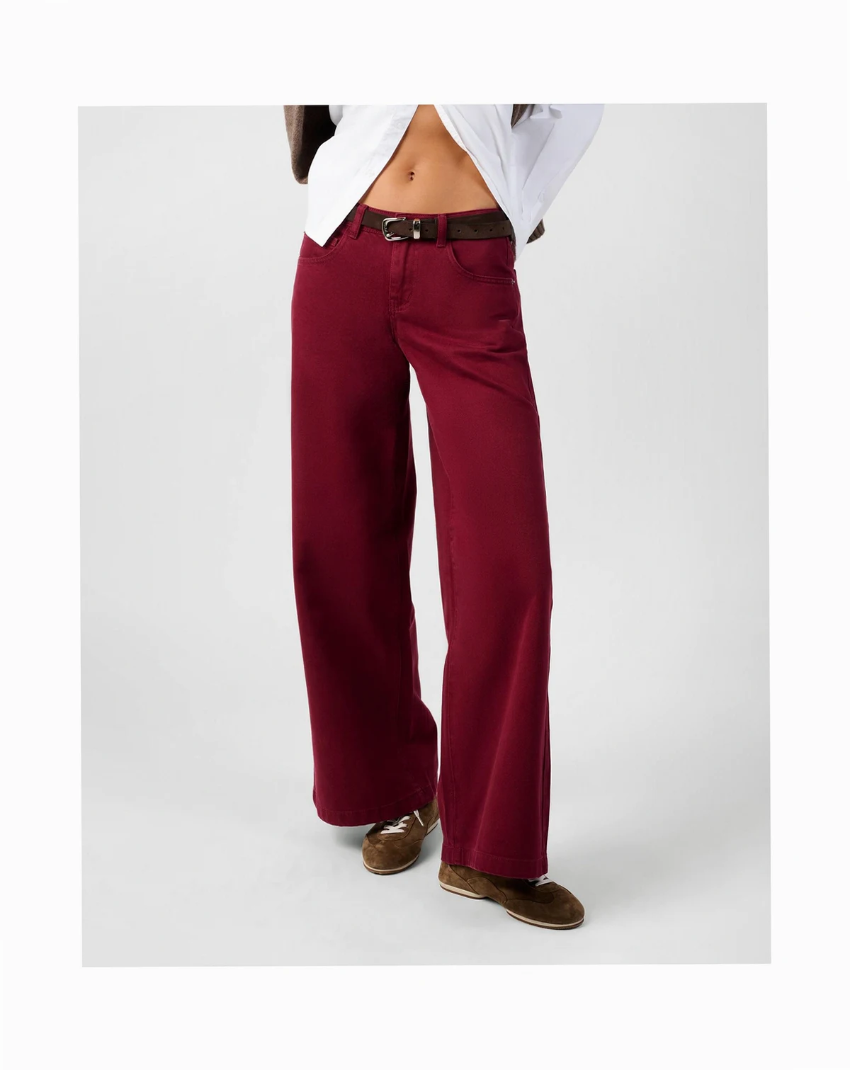 Women's Relaxed Low Rise Baggy Pants