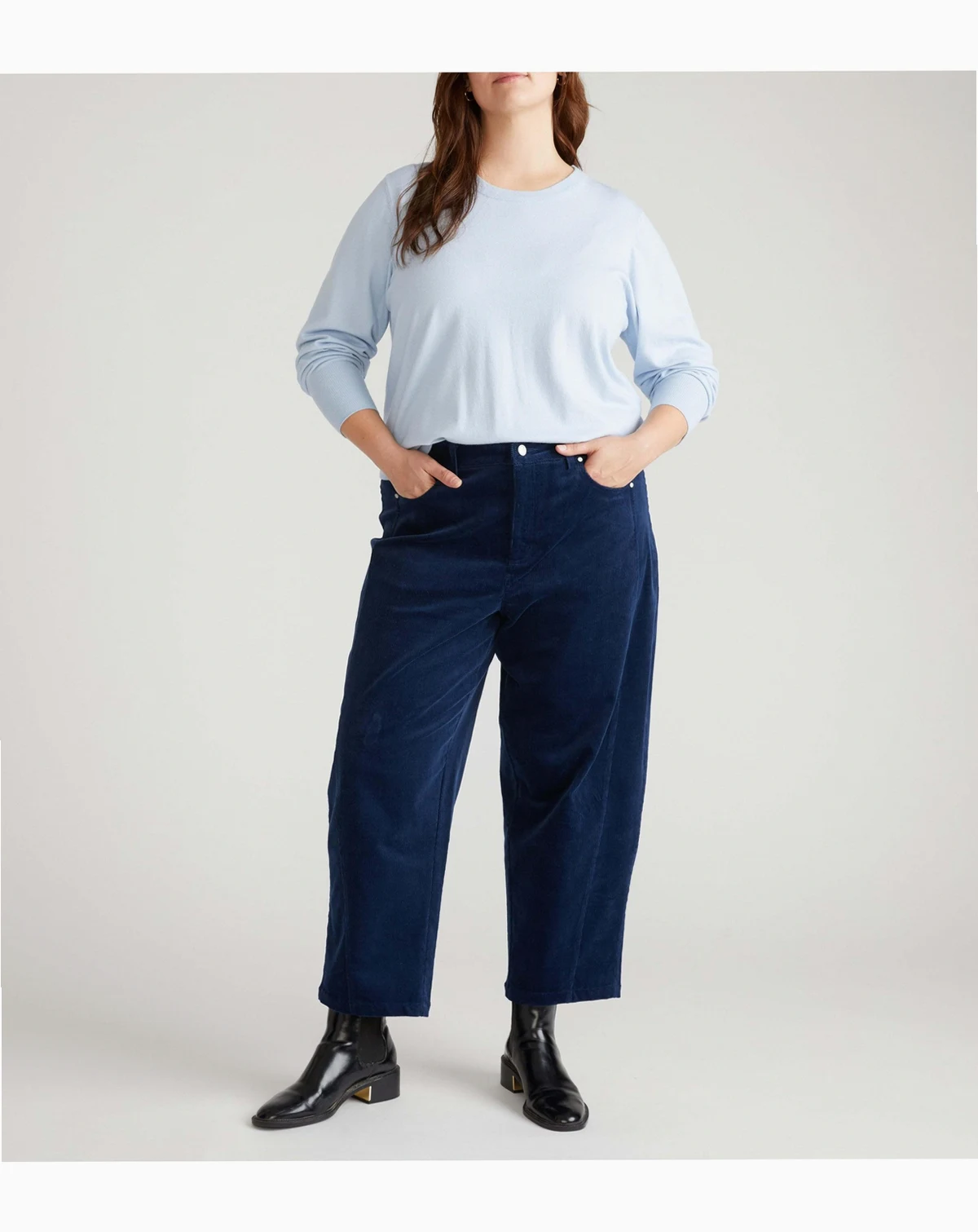 Women's Plus Size Dakota Twisted Leg Corduroy Pants