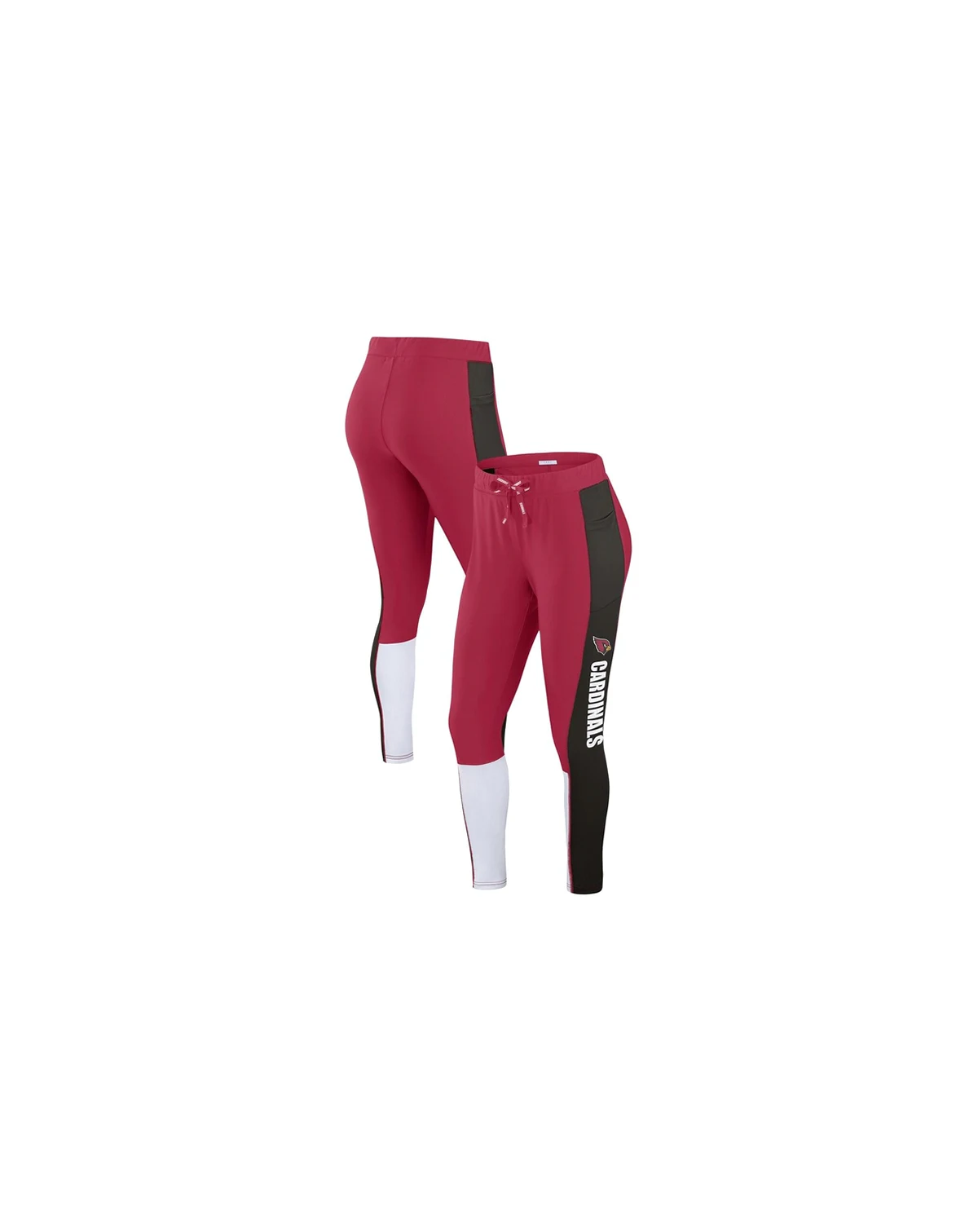 Women's Cardinal/Black Arizona Cardinals Color Block Leggings