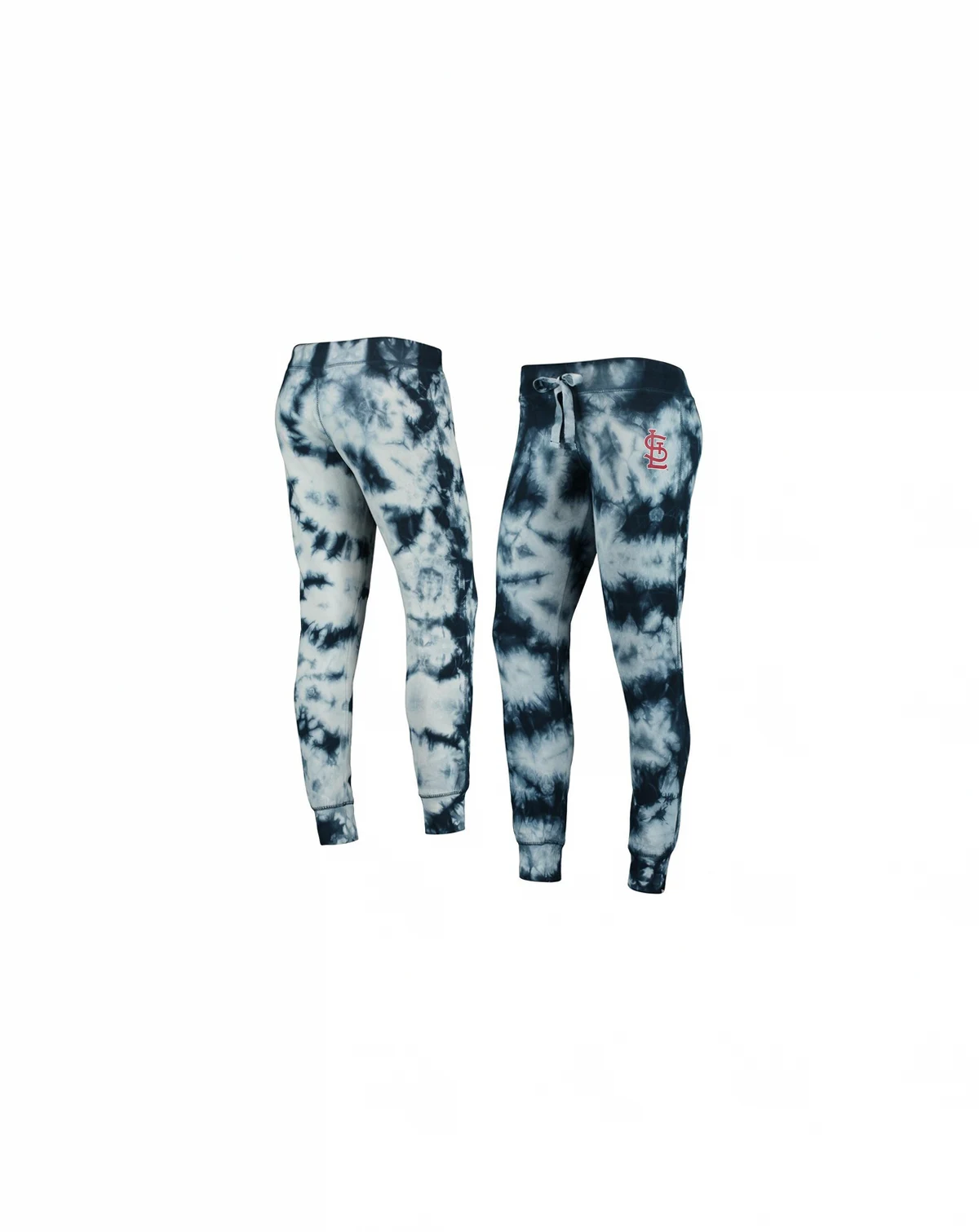 Women's Navy St. Louis Cardinals Tie-Dye Jogger Pants