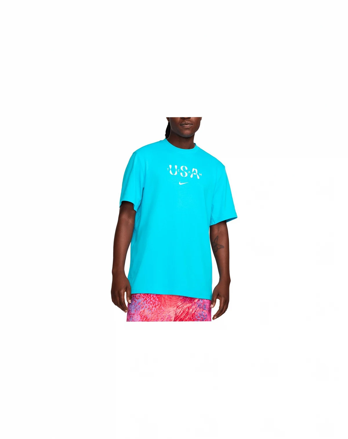 Men's Aqua Team USA Primary Statement T-Shirt