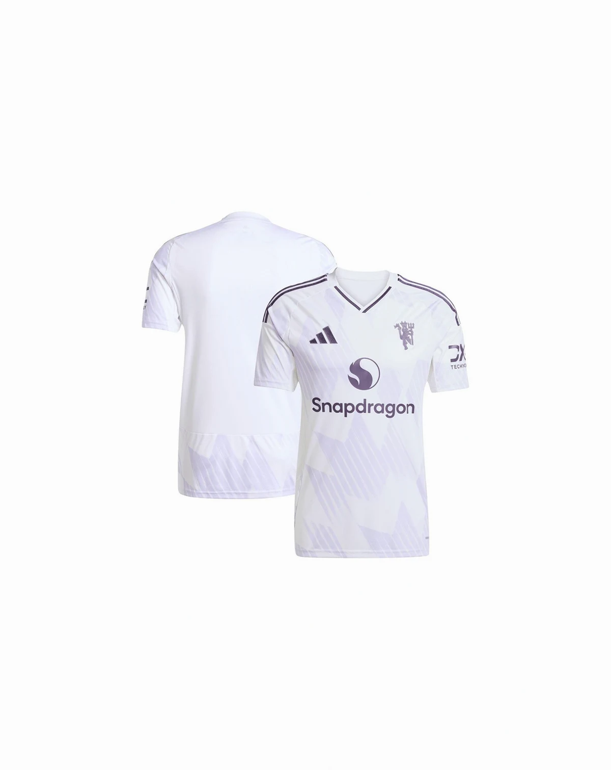Men's White Manchester United 2025/26 Away Replica Jersey