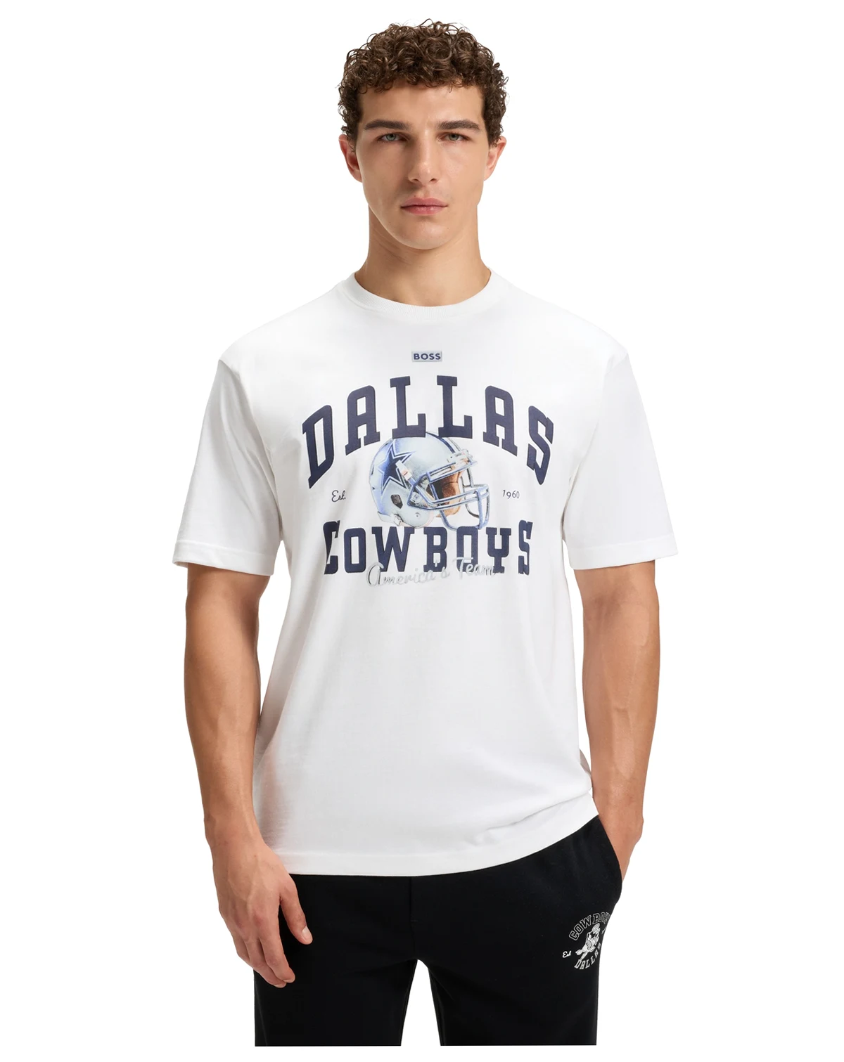 BOSS x DALLAS COWBOYS Helmet Graphic T-Shirt