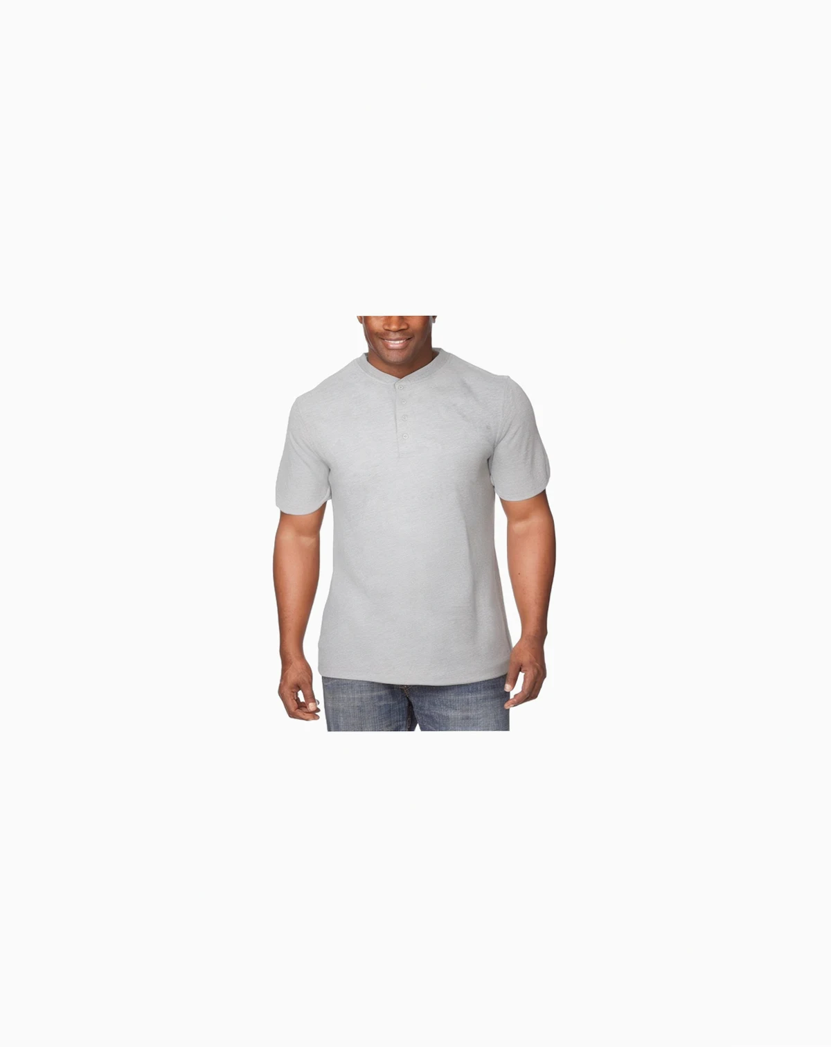 Big & Tall Shrink-Less Lightweight Henley T-Shirt
