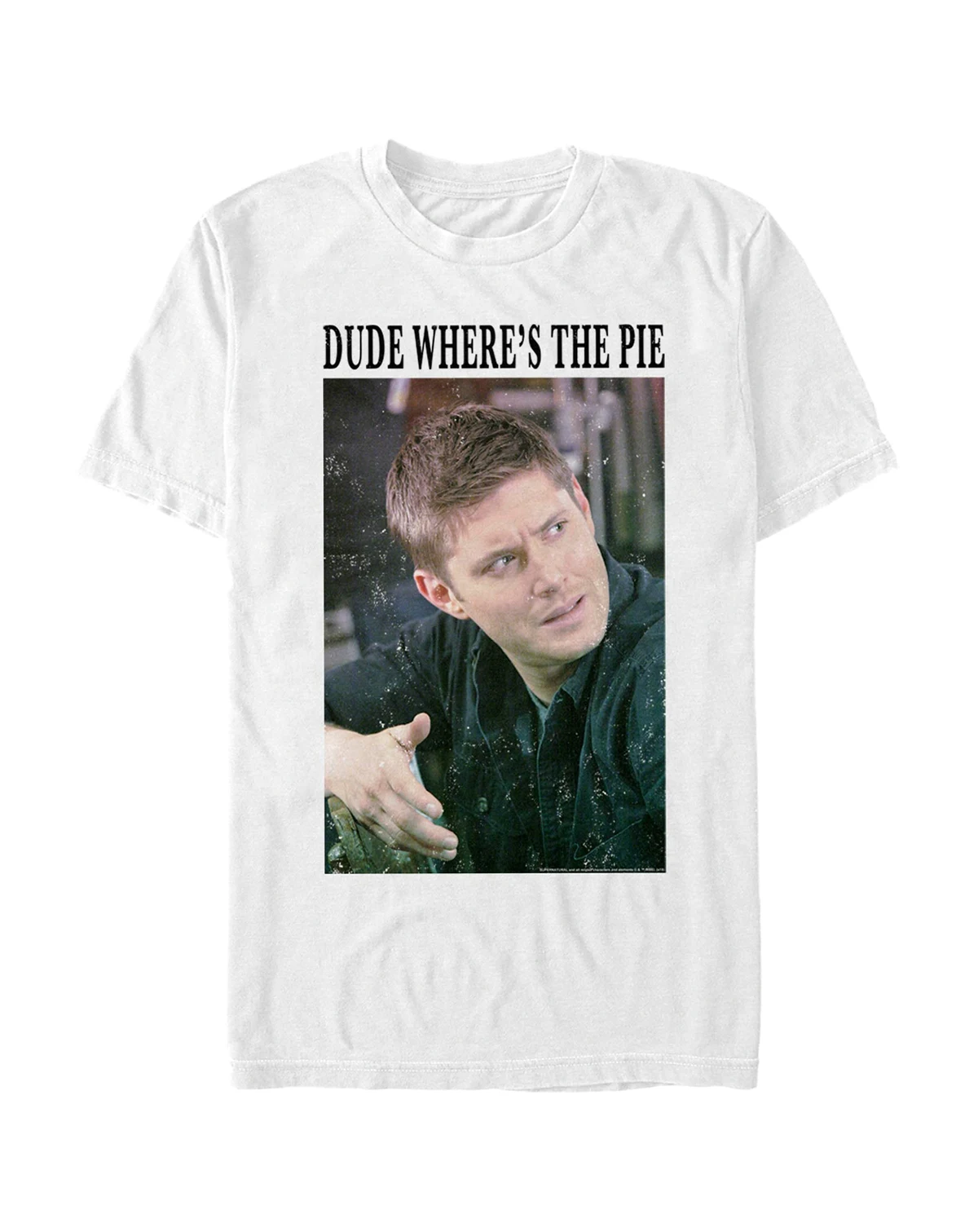 Men's Supernatural Pie Dean Meme Short Sleeve T-shirt
